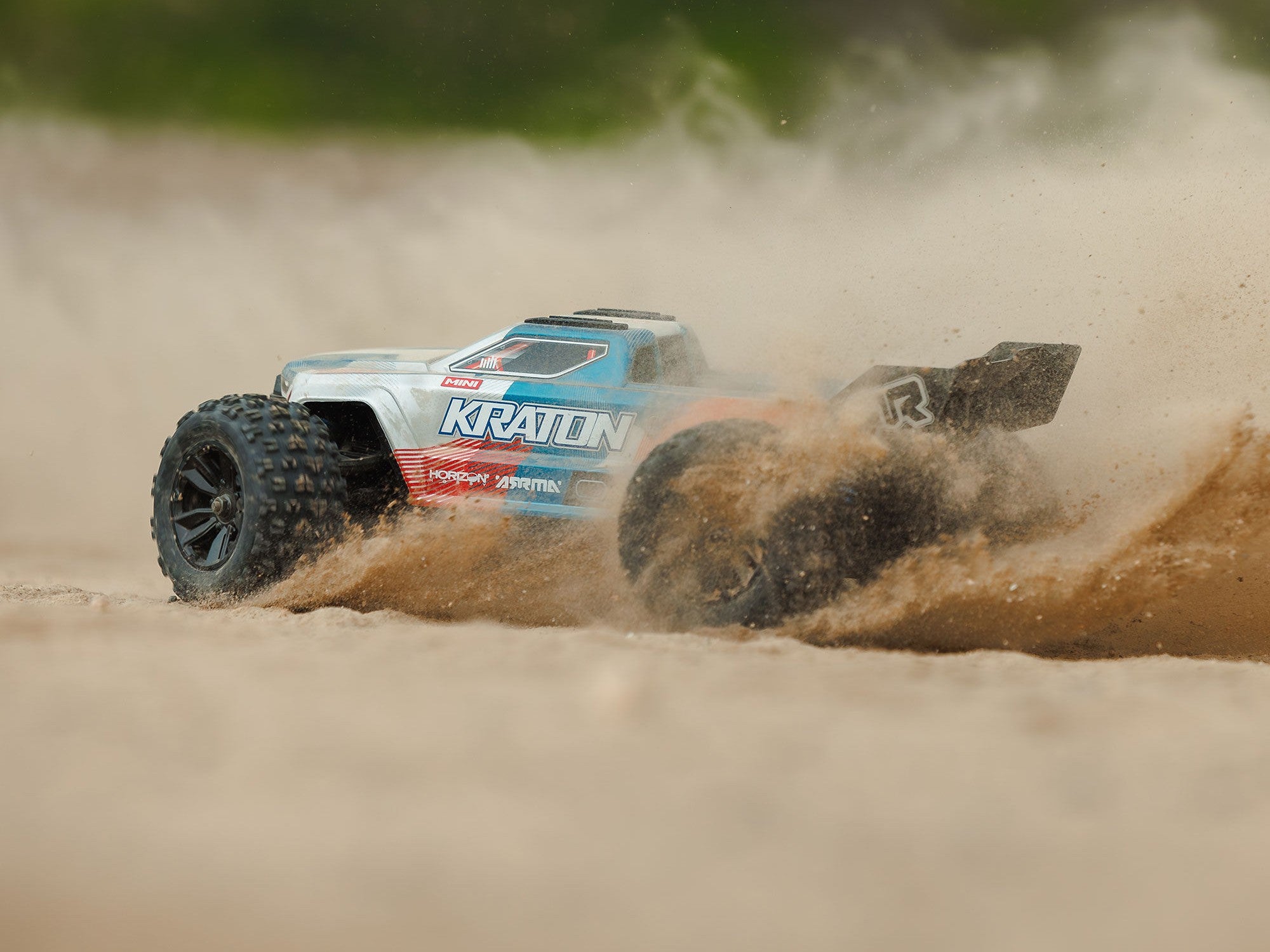 Arrma 1/16 Mini Kraton 3S Dsc 4X4 Rtr With Batt/Charg, Red/Blue C-ARA2508ST1