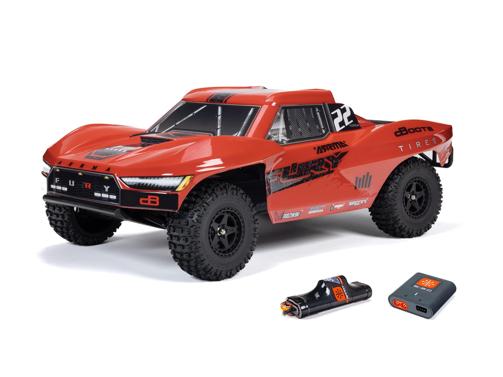 Arrma Fury 2WD (With Battery/Charger) Red C-ARA3221ST1