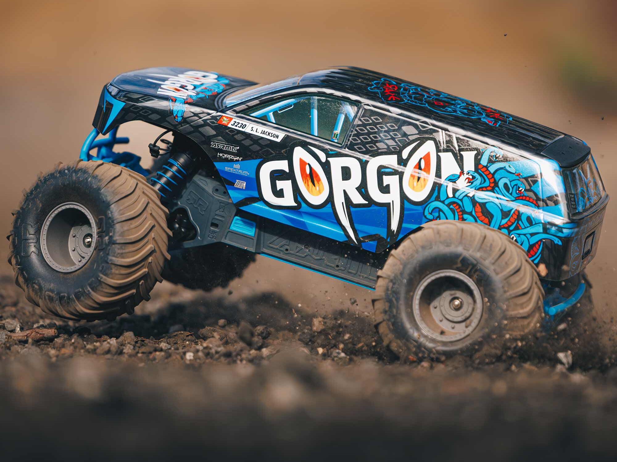 Gorgon 2wd MT 1/10th RTR (no Battery/Charger) Blue