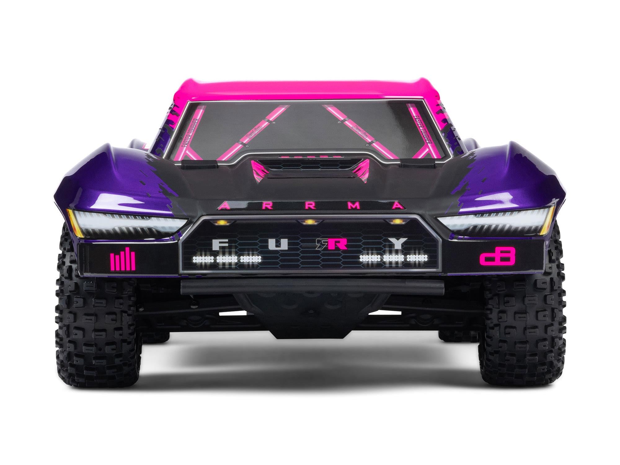 Arrma 1/10 FURY 223S BLX 4X2 SCT RTR with DSC Purple C-ARA3521T3