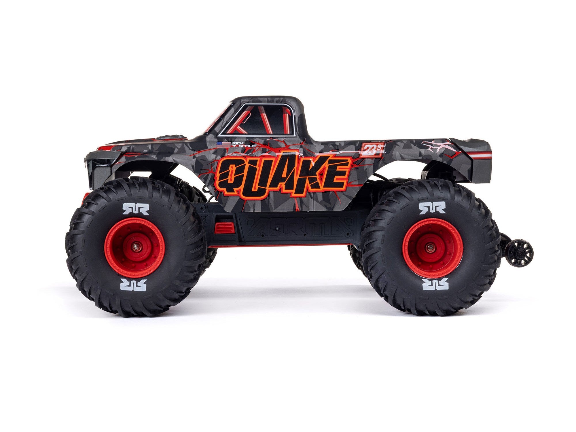 Arrma 1/10 QUAKE 223S DSC 2WD RTR Brushless Monster Truck - Red