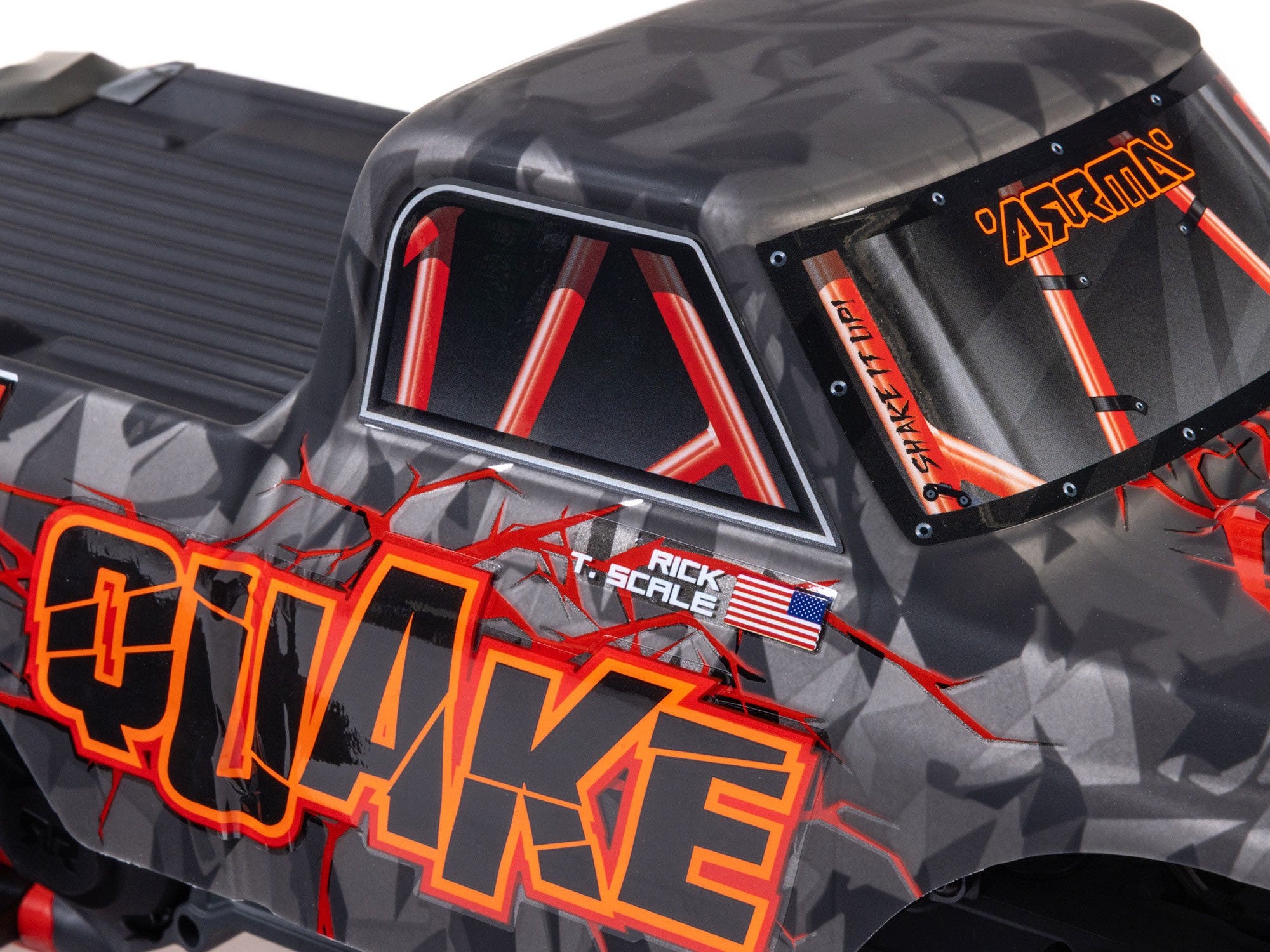 Arrma 1/10 QUAKE 223S DSC 2WD RTR Brushless Monster Truck - Red