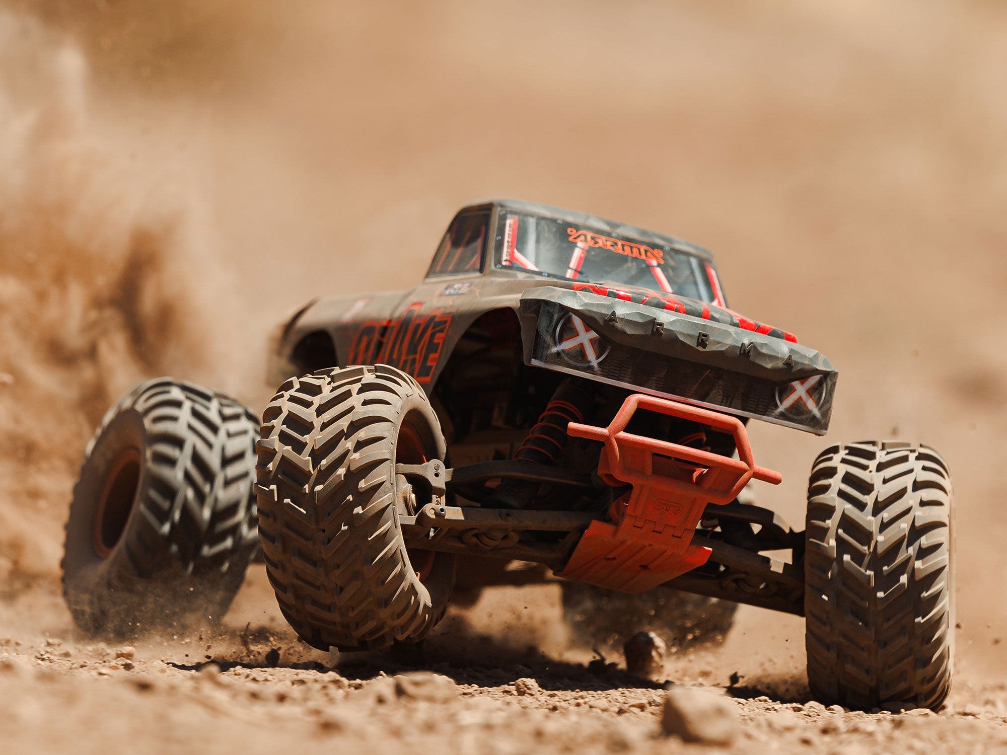 Arrma 1/10 QUAKE 223S DSC 2WD RTR Brushless Monster Truck - Red