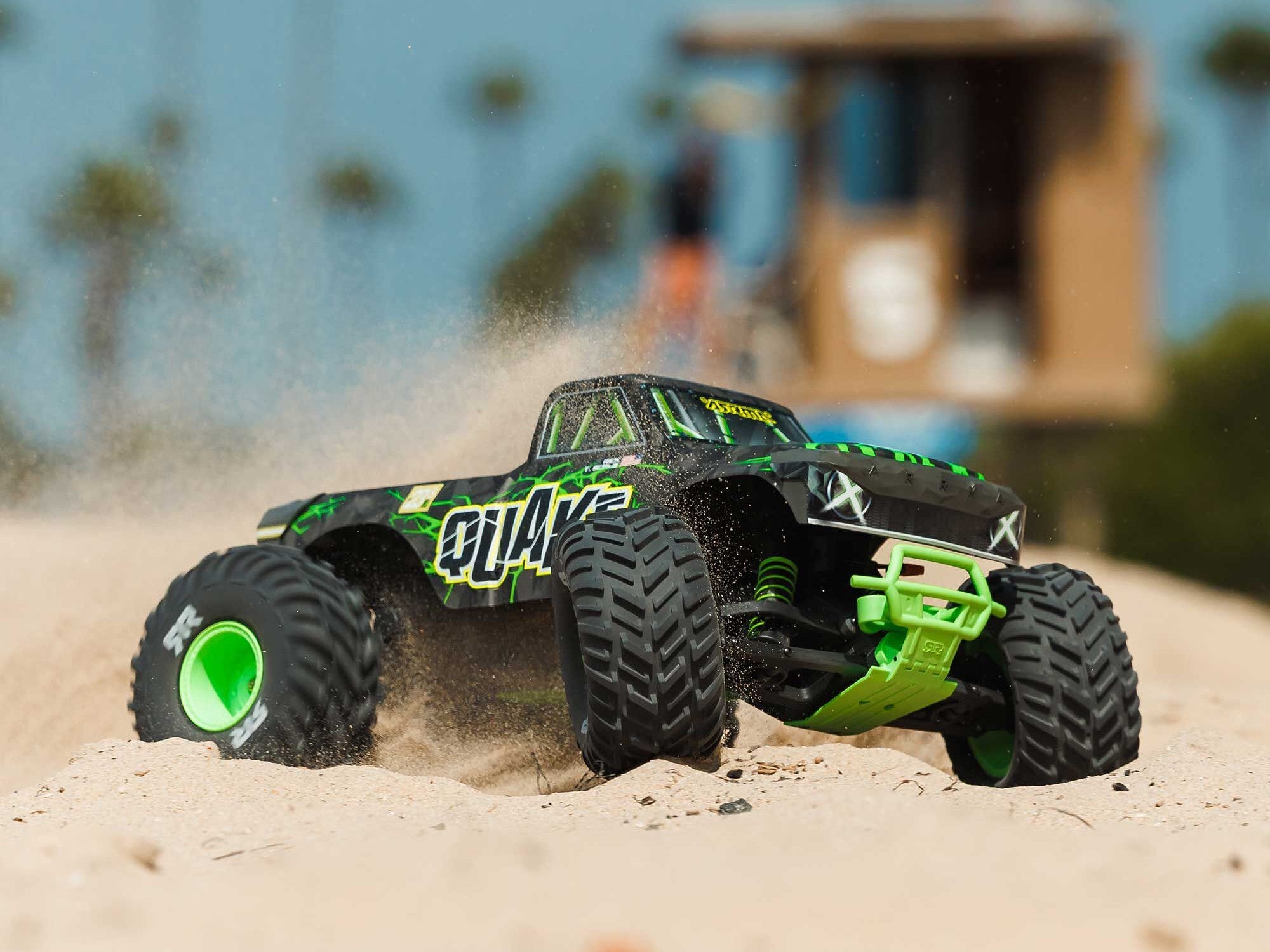 Arrma 1/10 QUAKE 223S DSC 2WD RTR Brushless Monster Truck - Green