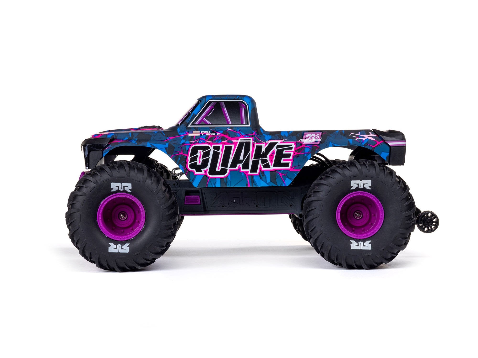 Arrma 1/10 QUAKE 223S DSC 2WD RTR Brushless Monster Truck - Purple