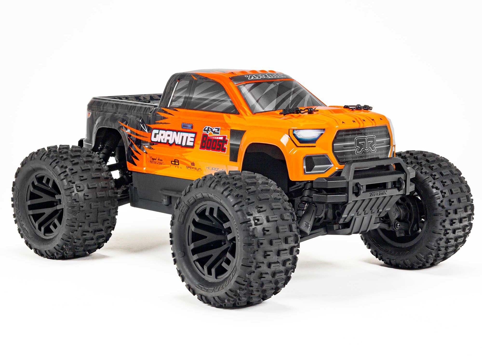 Granite Boost 4X2 MT 1/10 RTR Mega Smart w/8.4v/Chg  Orange