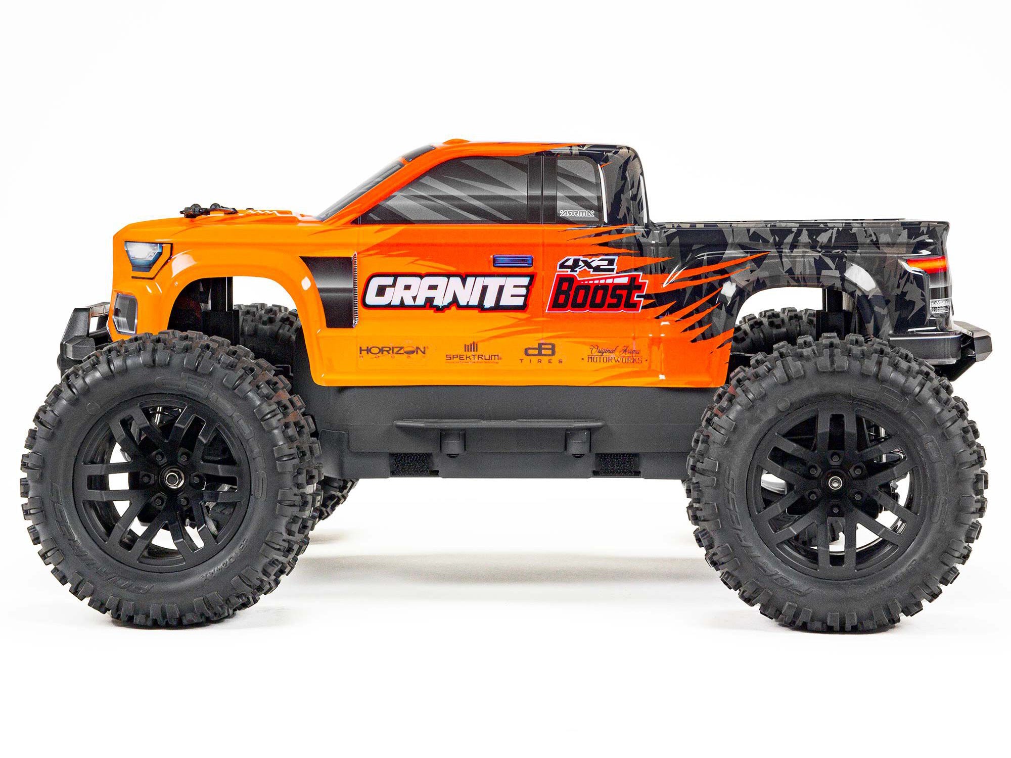 Granite Boost 4X2 MT 1/10 RTR Mega Smart w/8.4v/Chg  Orange