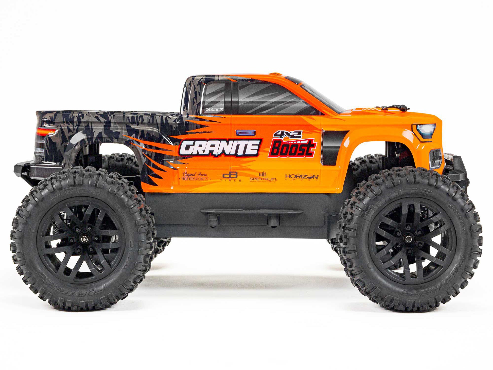 Granite Boost 4X2 MT 1/10 RTR Mega Smart w/8.4v/Chg  Orange