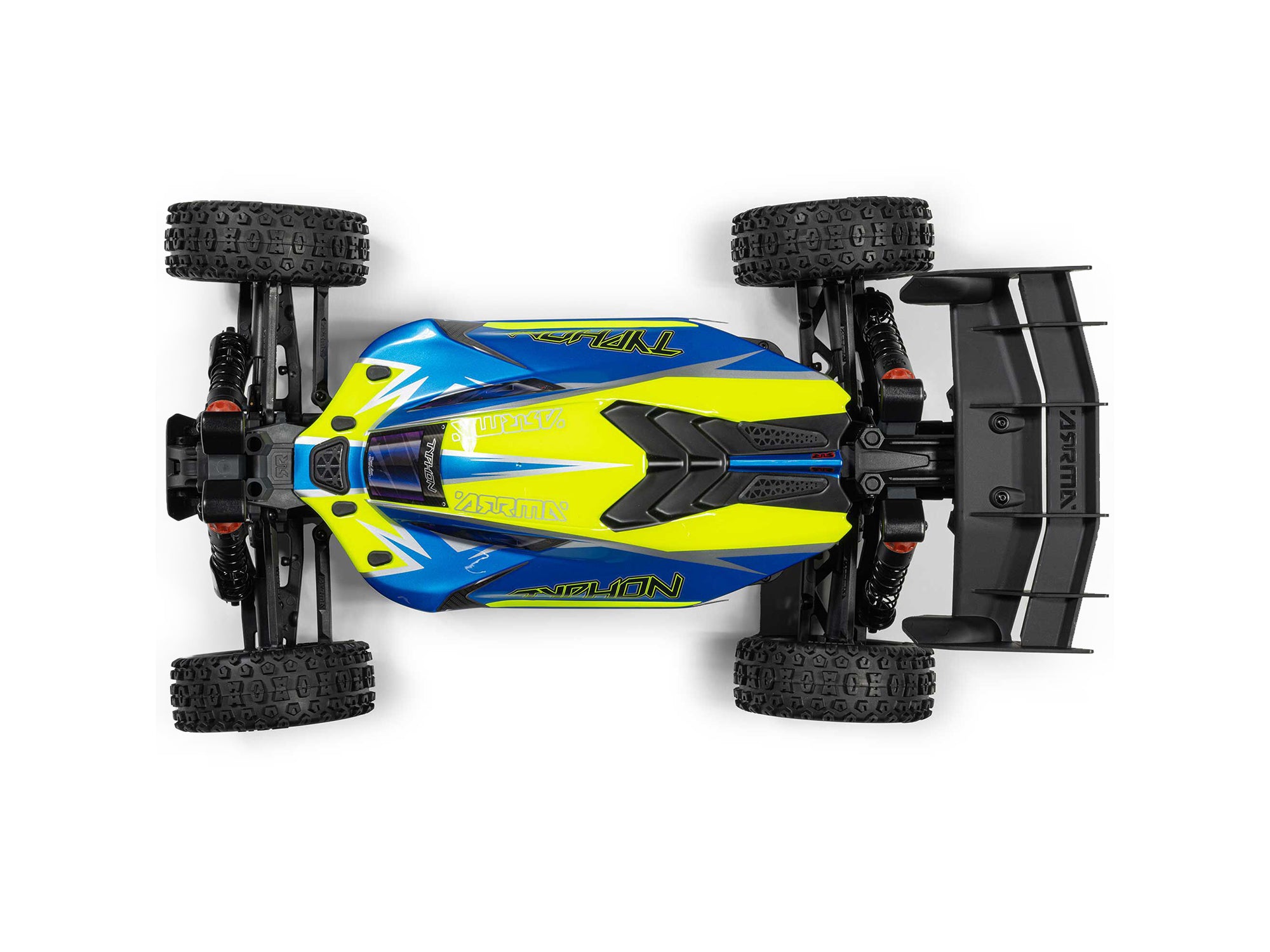 Arrma 1/8 TYPHON MEGA 665 4X4 RTR Buggy - In Blue (C-ARA4206V4T1)