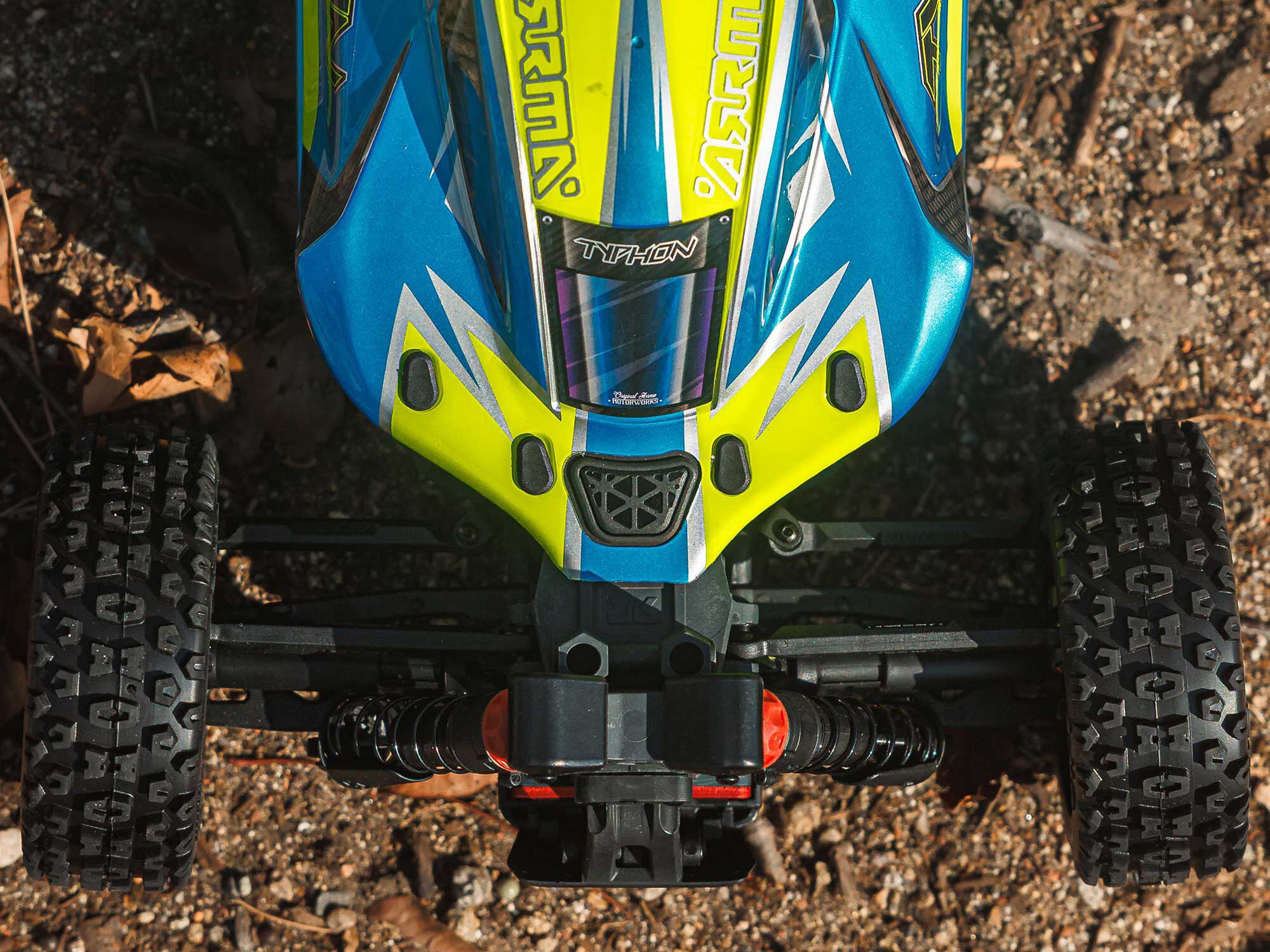 Arrma 1/8 TYPHON MEGA 665 4X4 RTR Buggy - In Blue (C-ARA4206V4T1)