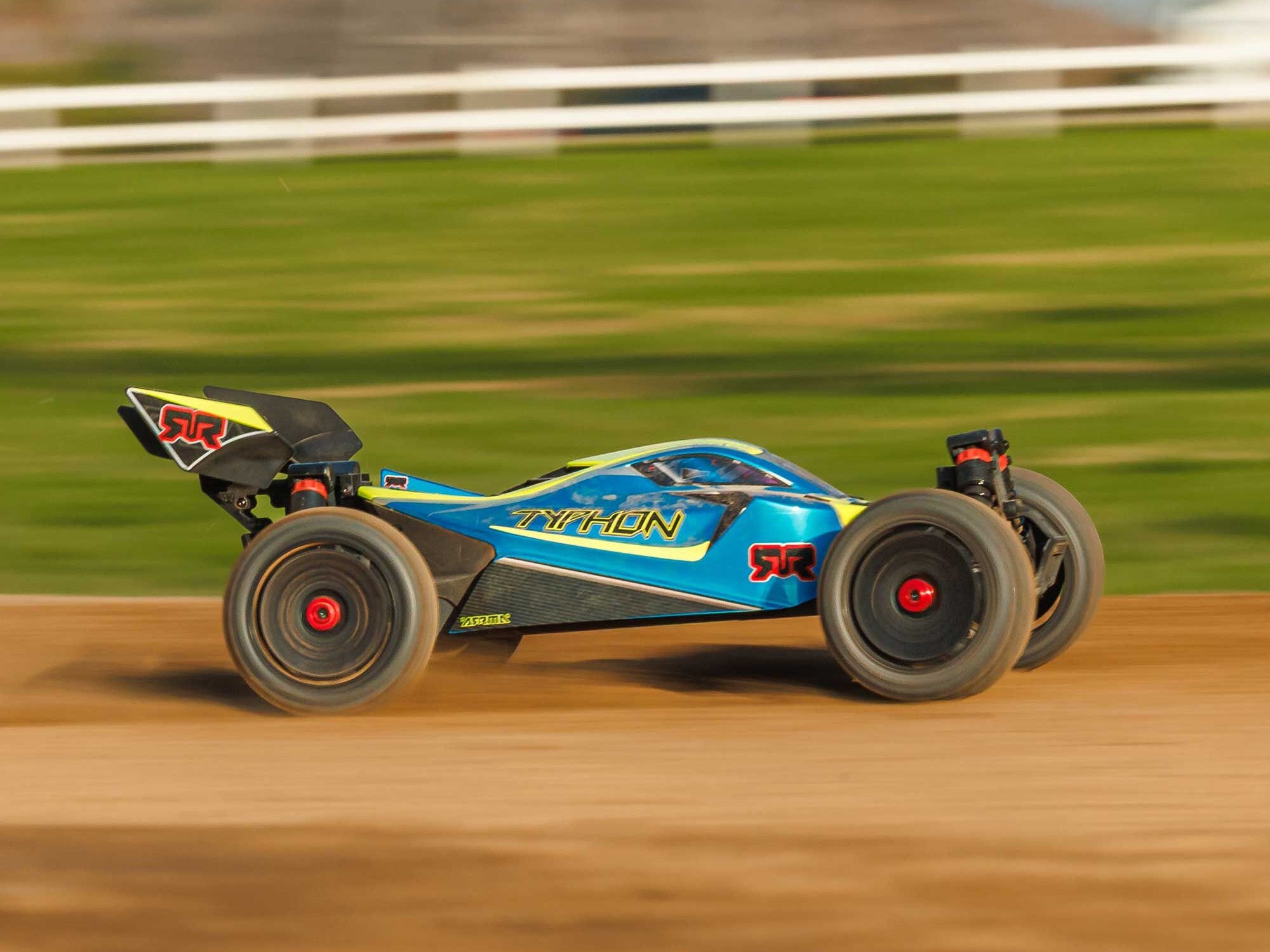 Arrma 1/8 TYPHON MEGA 665 4X4 RTR Buggy - In Blue (C-ARA4206V4T1)