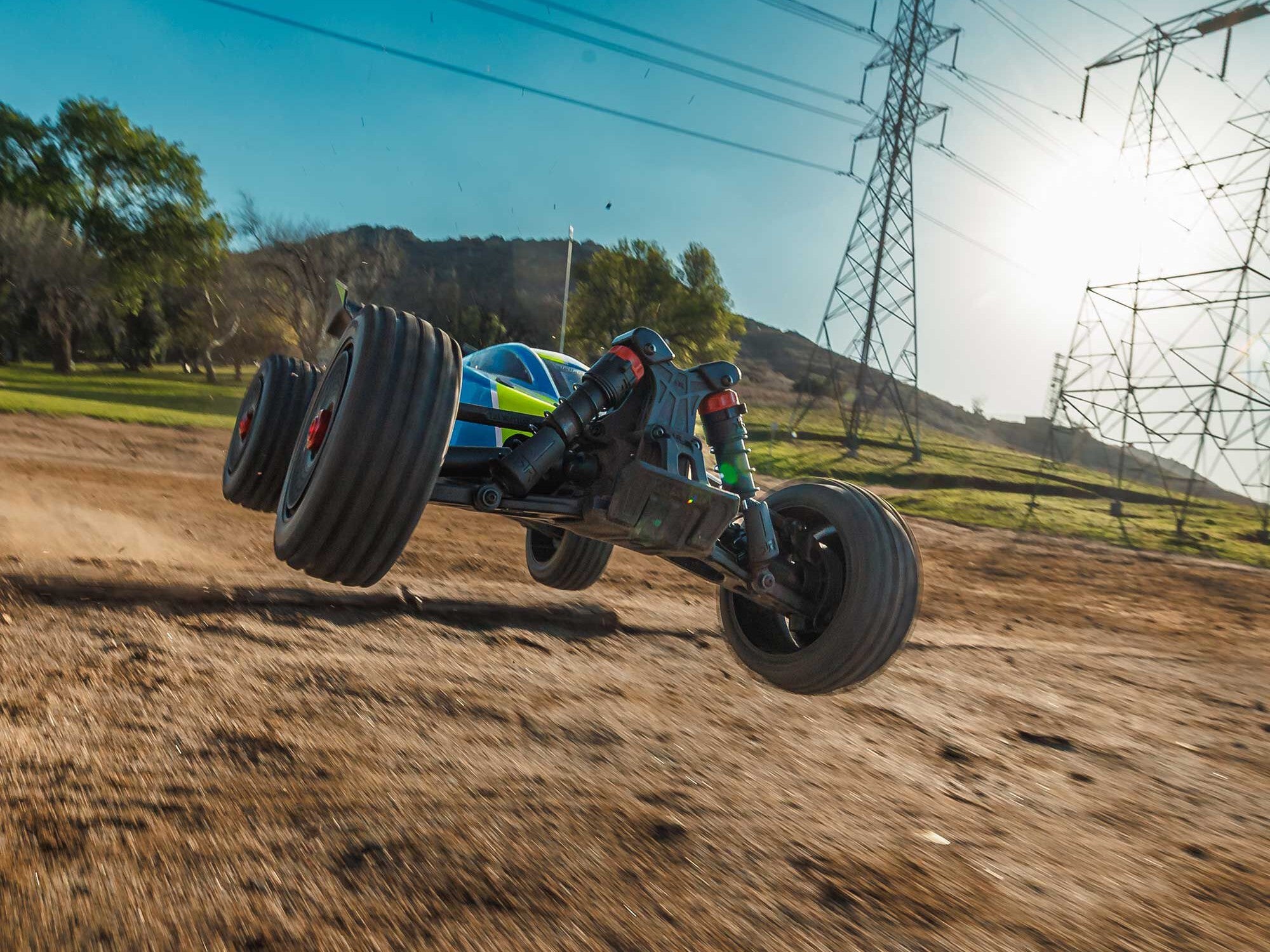 Arrma 1/8 TYPHON MEGA 665 4X4 RTR Buggy - In Blue (C-ARA4206V4T1)
