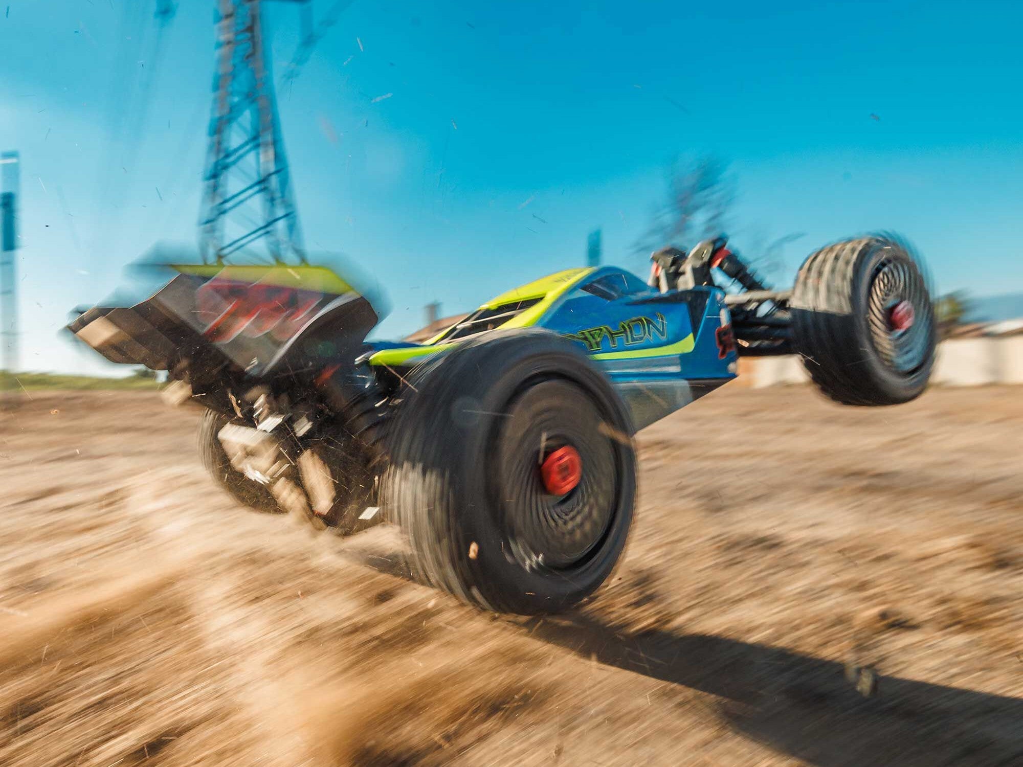 Arrma 1/8 TYPHON MEGA 665 4X4 RTR Buggy - In Blue (C-ARA4206V4T1)