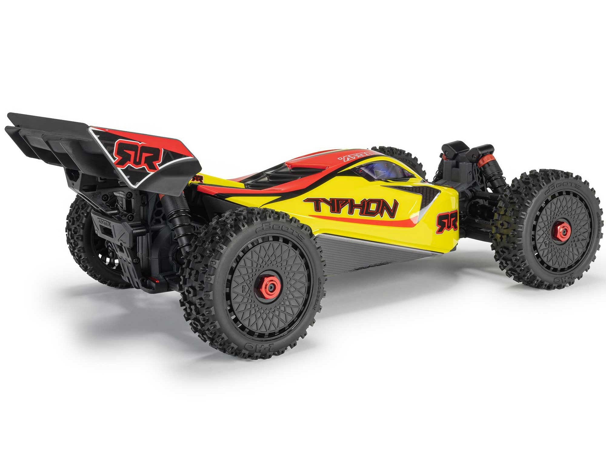 Arrma 1/8 TYPHON MEGA 665 4X4 RTR Buggy - In Yellow (C-ARA4206V4T2)