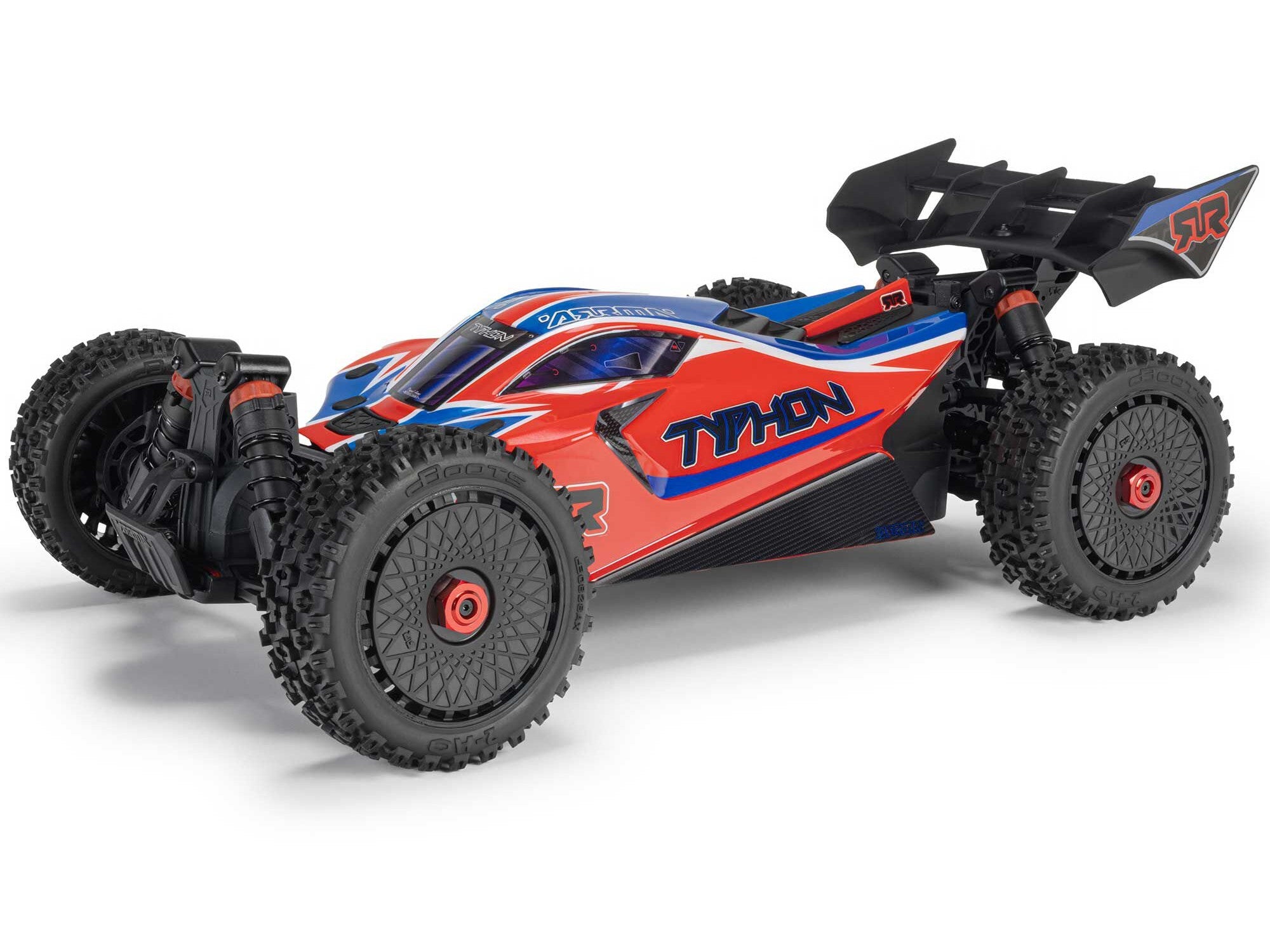 Arrma 1/8 TYPHON MEGA 665 4X4 RTR Buggy - In Red (C-ARA4206V4T3)