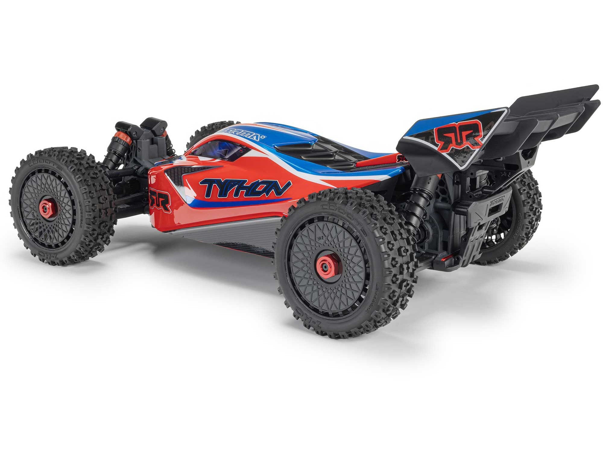 Arrma 1/8 TYPHON MEGA 665 4X4 RTR Buggy - In Red (C-ARA4206V4T3)