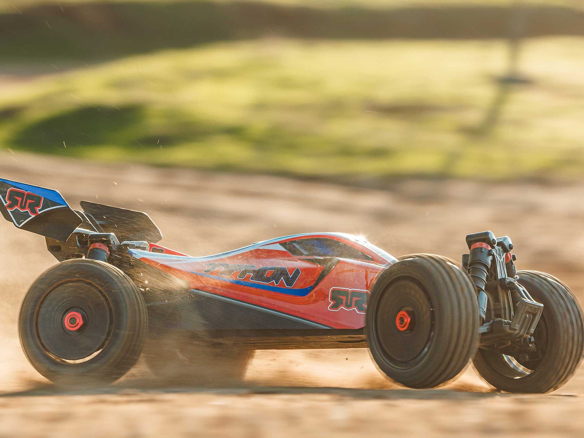 Arrma 1/8 TYPHON MEGA 665 4X4 RTR Buggy - In Red (C-ARA4206V4T3)
