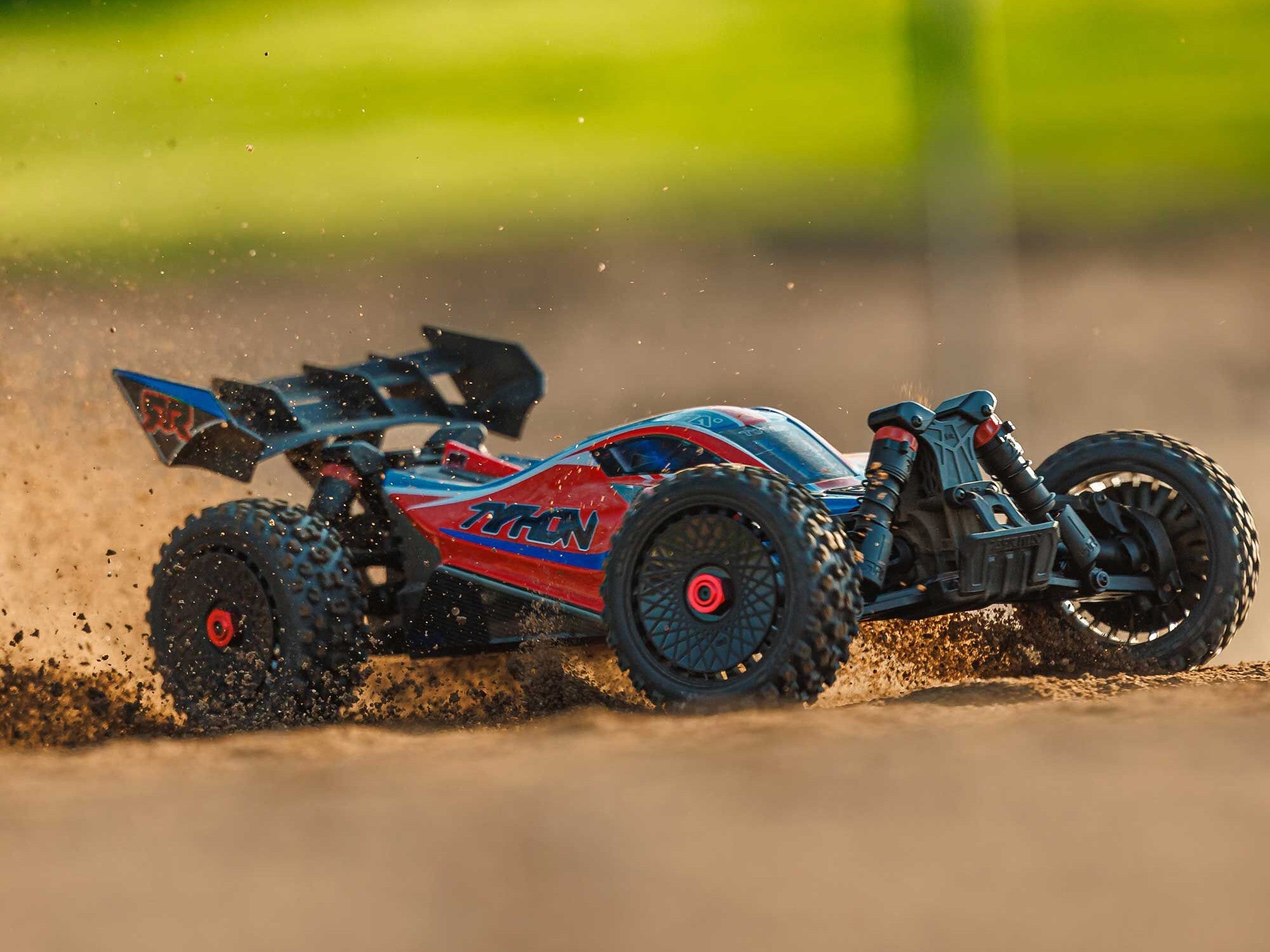 Arrma 1/8 TYPHON MEGA 665 4X4 RTR Buggy - In Red (C-ARA4206V4T3)