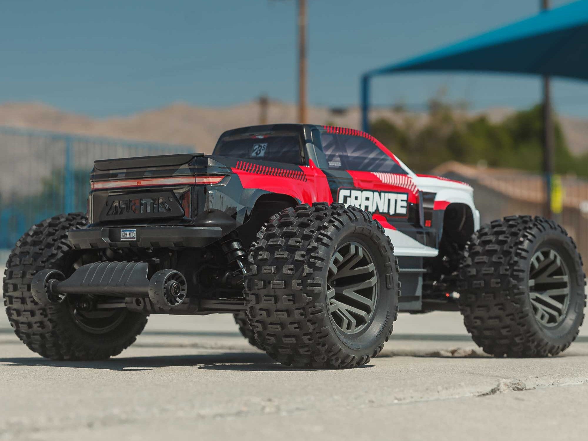 Arrma 1/10 GRANITE 223S DSC 4X4 RTR Brushless Monster Truck - Red