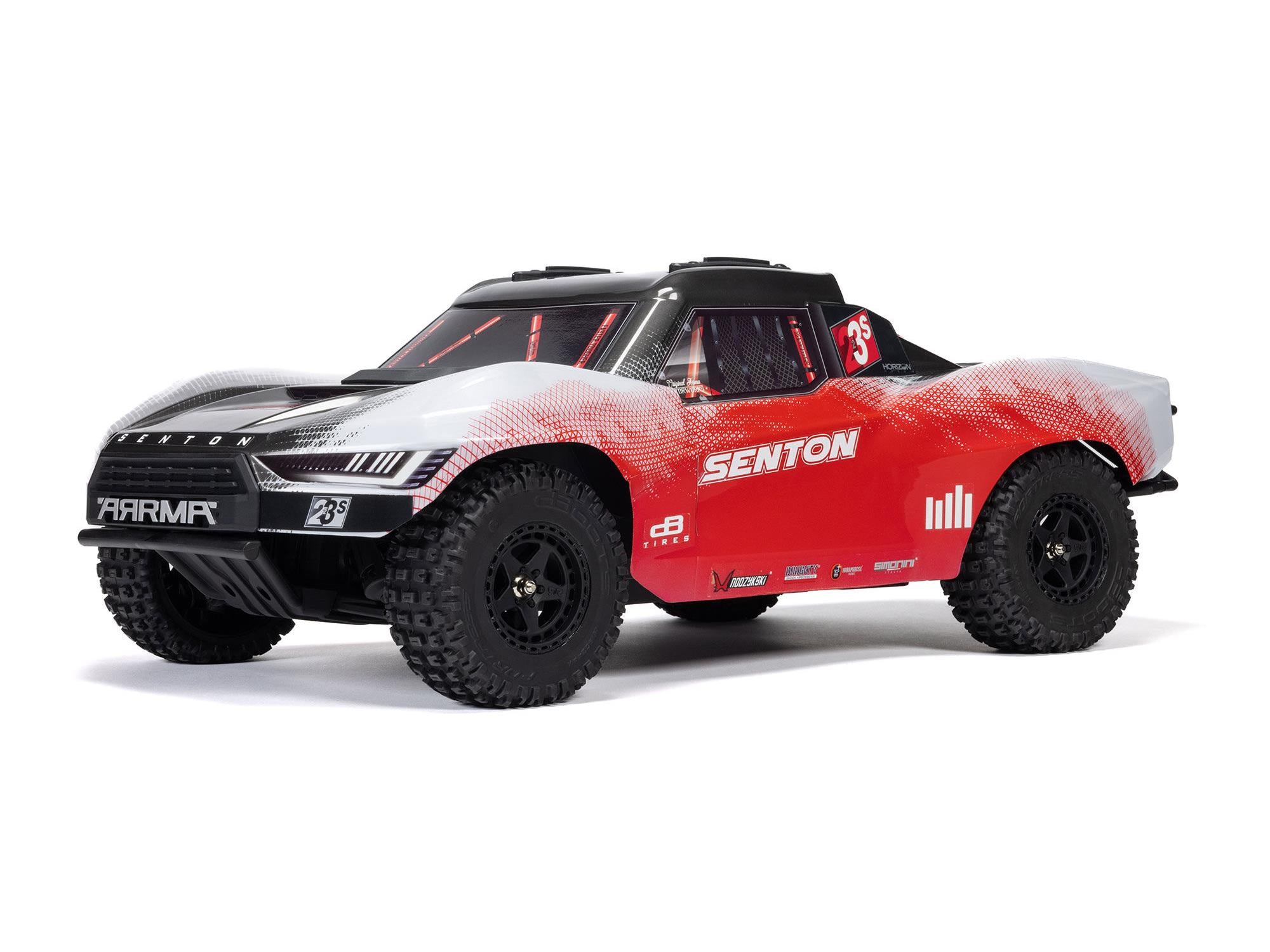 Arrma 1/10 SENTON 223S BLX 4X4 SCT RTR with DSC Red/Gunmetal