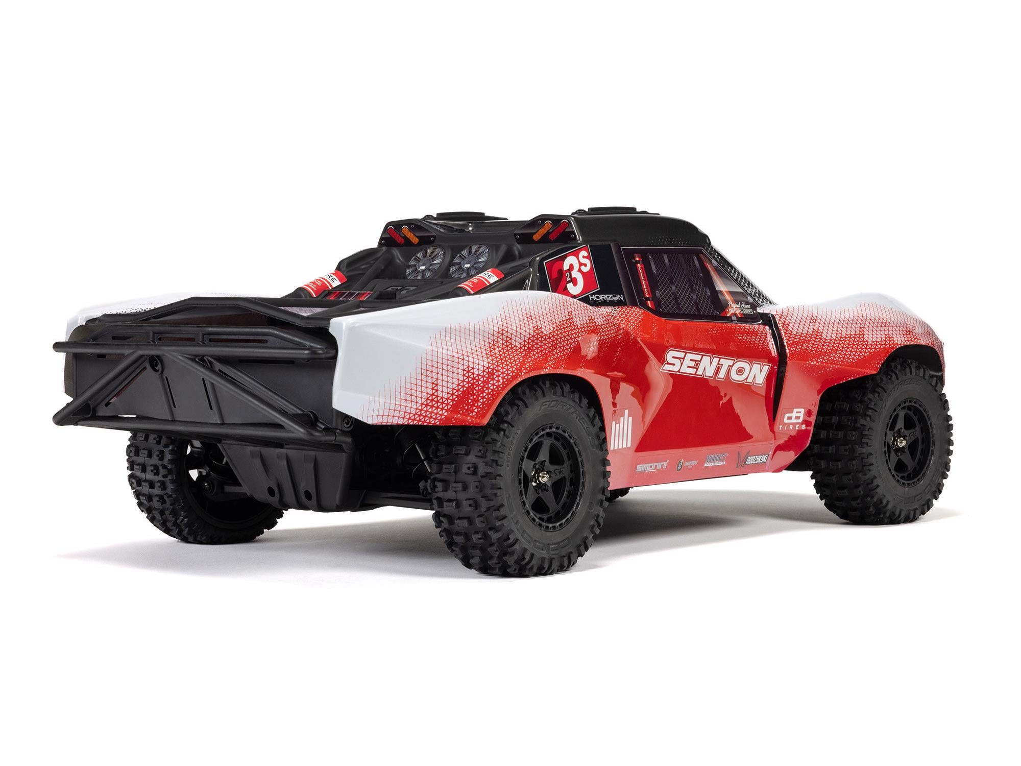 Arrma 1/10 SENTON 223S BLX 4X4 SCT RTR with DSC Red/Gunmetal