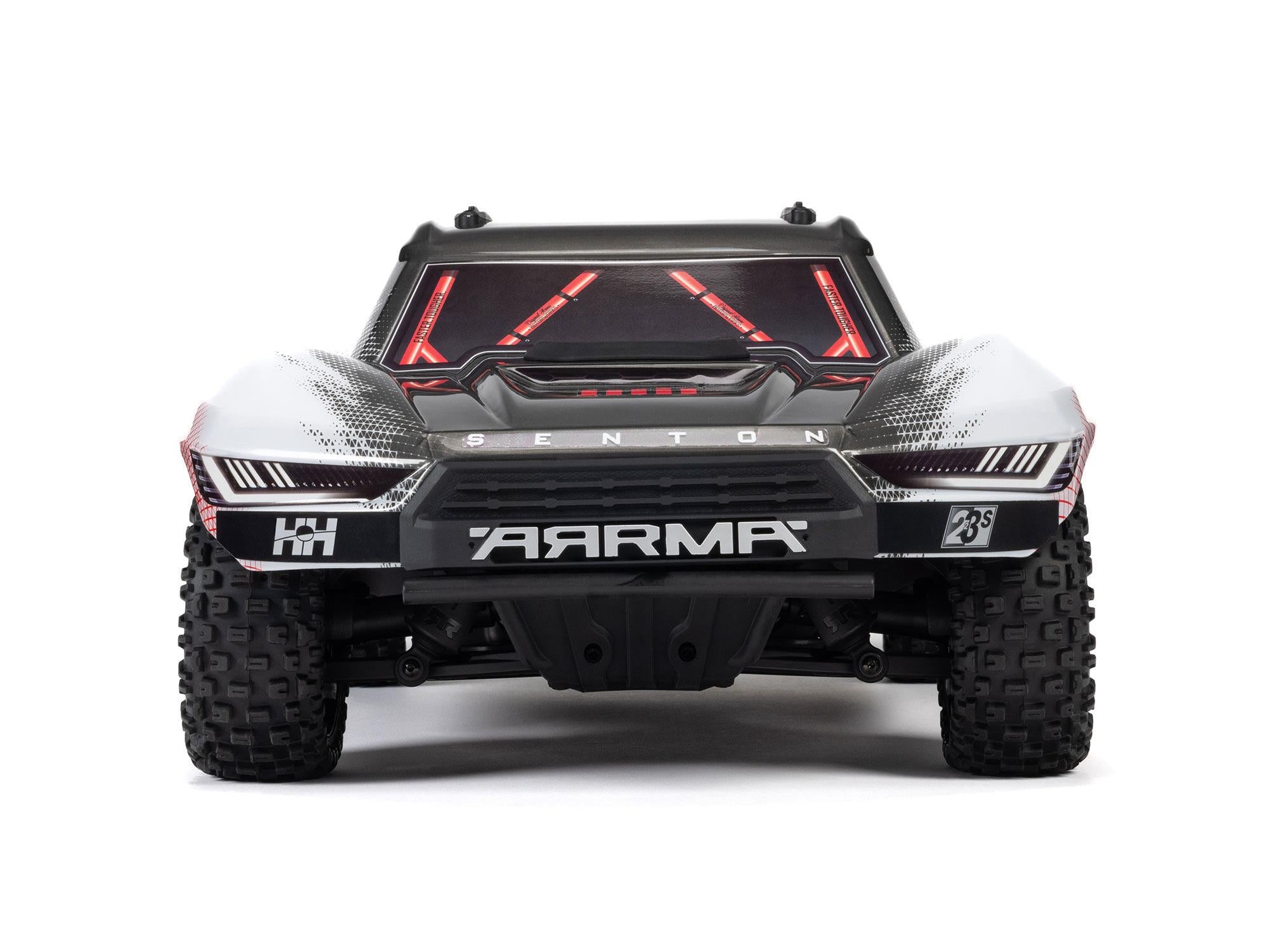 Arrma 1/10 SENTON 223S BLX 4X4 SCT RTR with DSC Red/Gunmetal