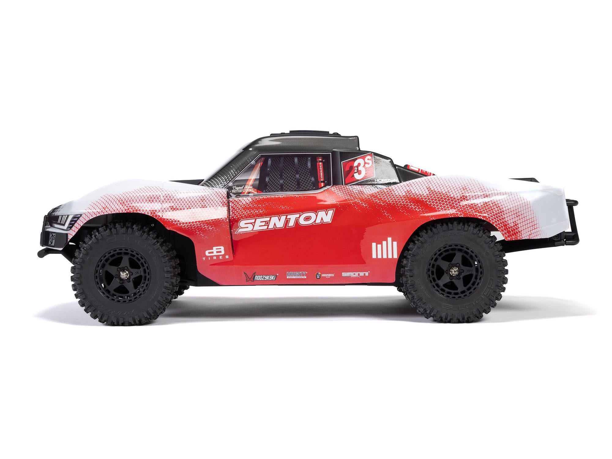 Arrma 1/10 SENTON 223S BLX 4X4 SCT RTR with DSC Red/Gunmetal