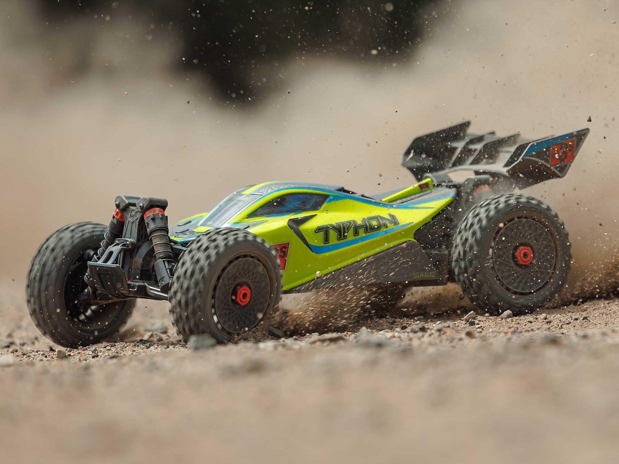 1/8 TYPHON 223S BLX 4X4 Buggy RTR with DSC Yellow