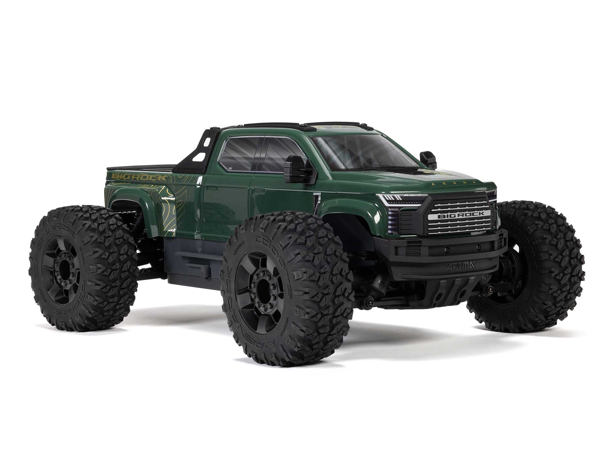 Arrma 1/10 BIG ROCK 223S DSC 4X4 RTR Monster Truck - Dark Green