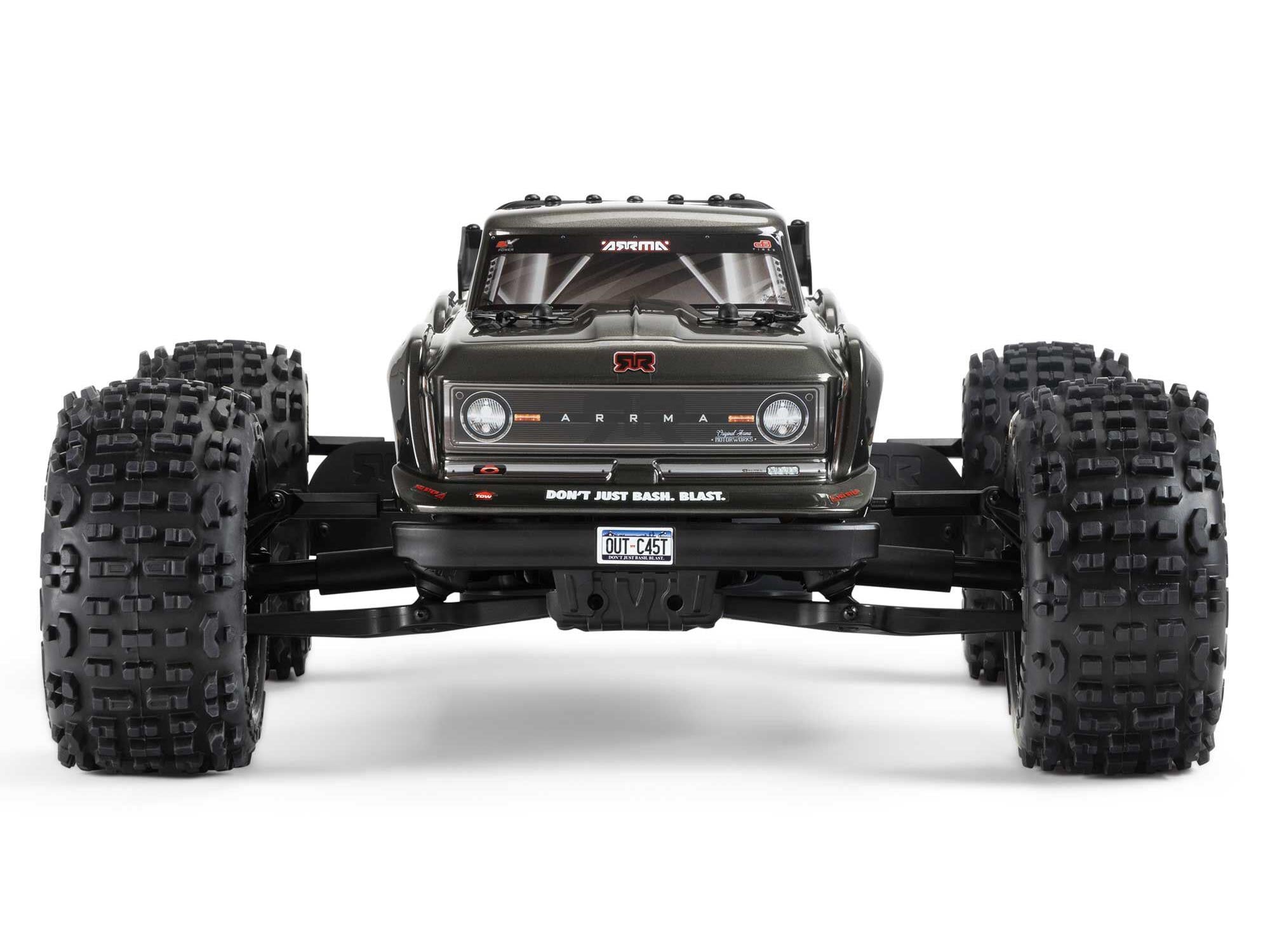 1/10 Outcast 4x4 4S BLX Centre Diff Stunt MT (Gunmetal)