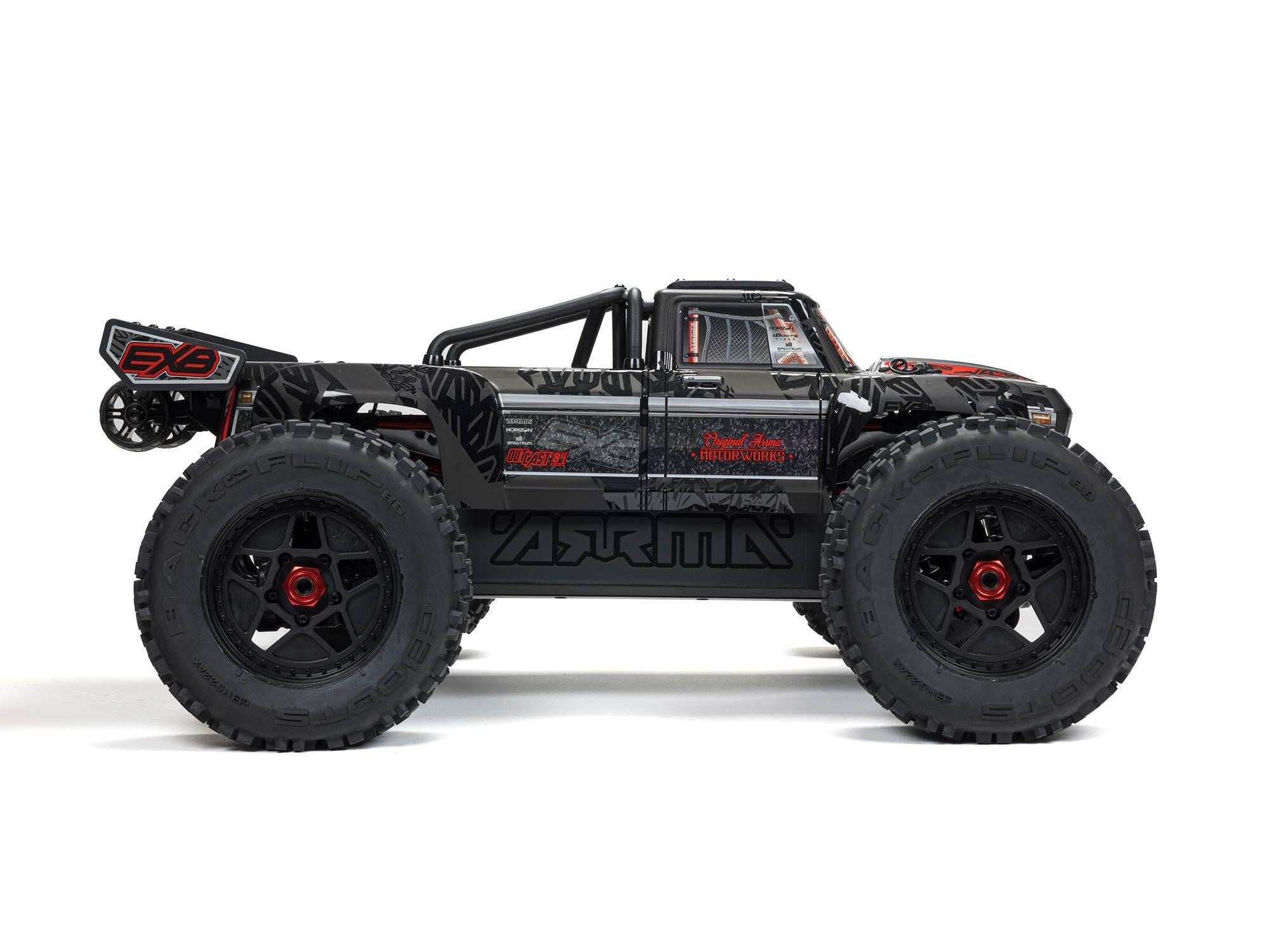 1/5 Outcast 4X4 8S BLX EXB Brushless Stunt Truck RTR, Black