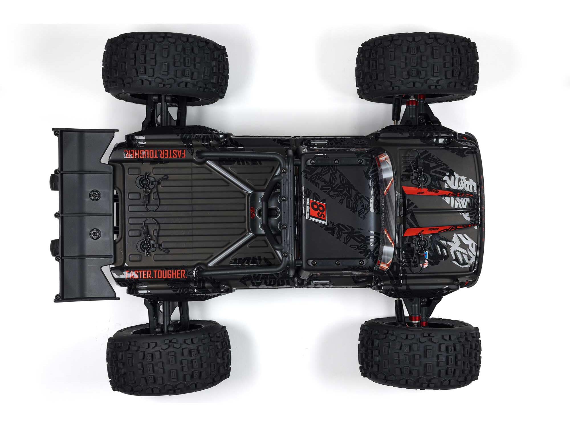 1/5 Outcast 4X4 8S BLX EXB Brushless Stunt Truck RTR, Black