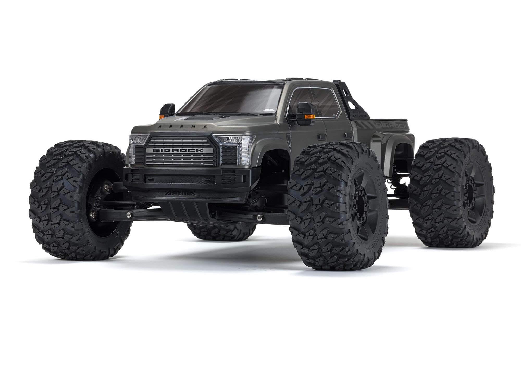 1/7 BIG ROCK 6S 4x4 BLX Monster Truck RTR, Gunmetal