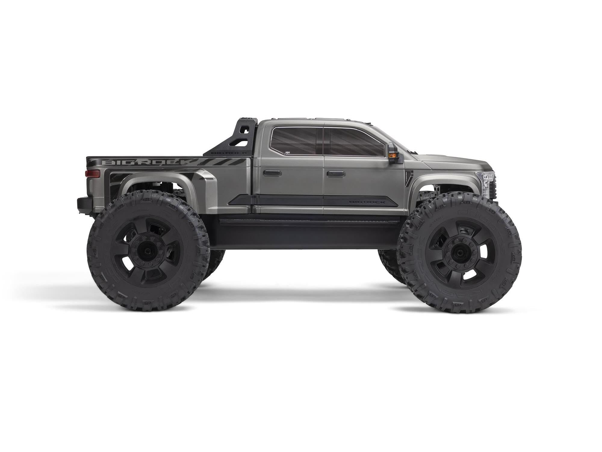 1/7 BIG ROCK 6S 4x4 BLX Monster Truck RTR, Gunmetal