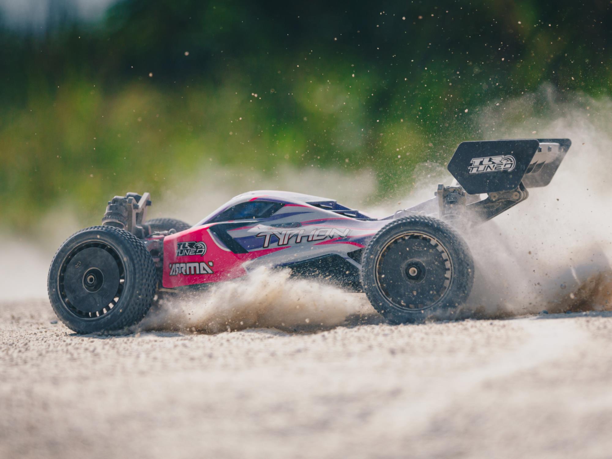 TLR Tuned Typhon 1/8 4WD Roller (Pink/Purple)