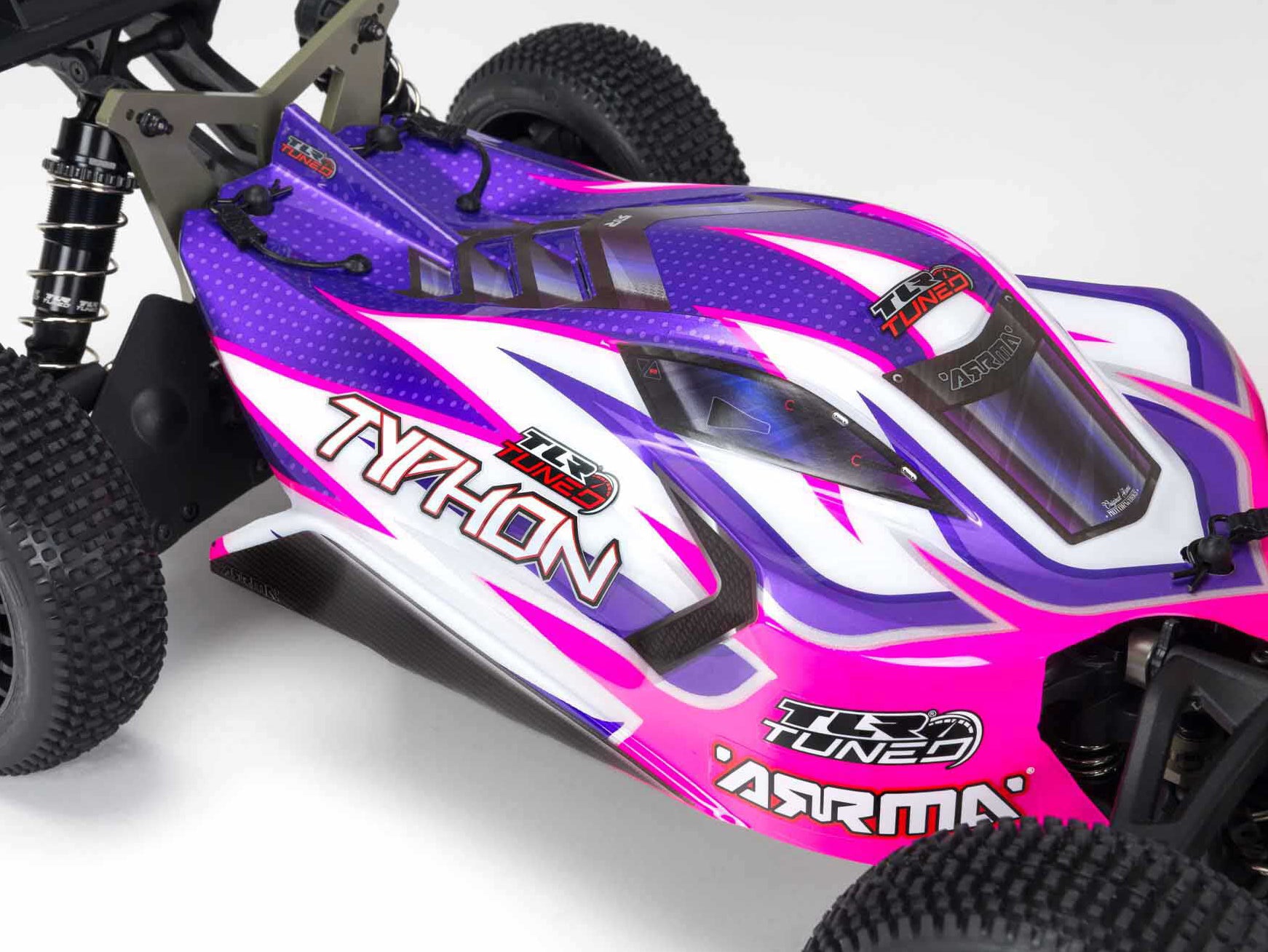 TLR Tuned Typhon 1/8 4WD Roller (Pink/Purple)