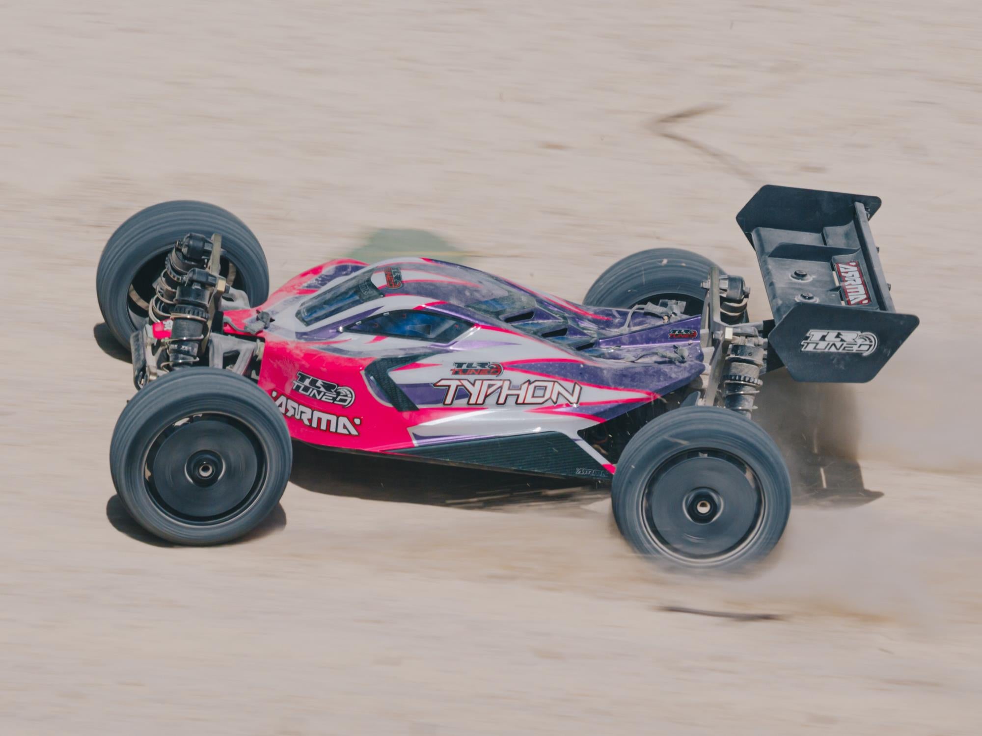 TLR Tuned Typhon 1/8 4WD Roller (Pink/Purple)