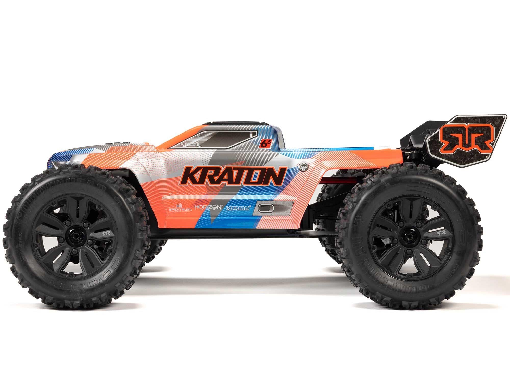 Arrma 1/8 KRATON 6S V6 4X4 BLX Speed Monster Truck RTR Orange