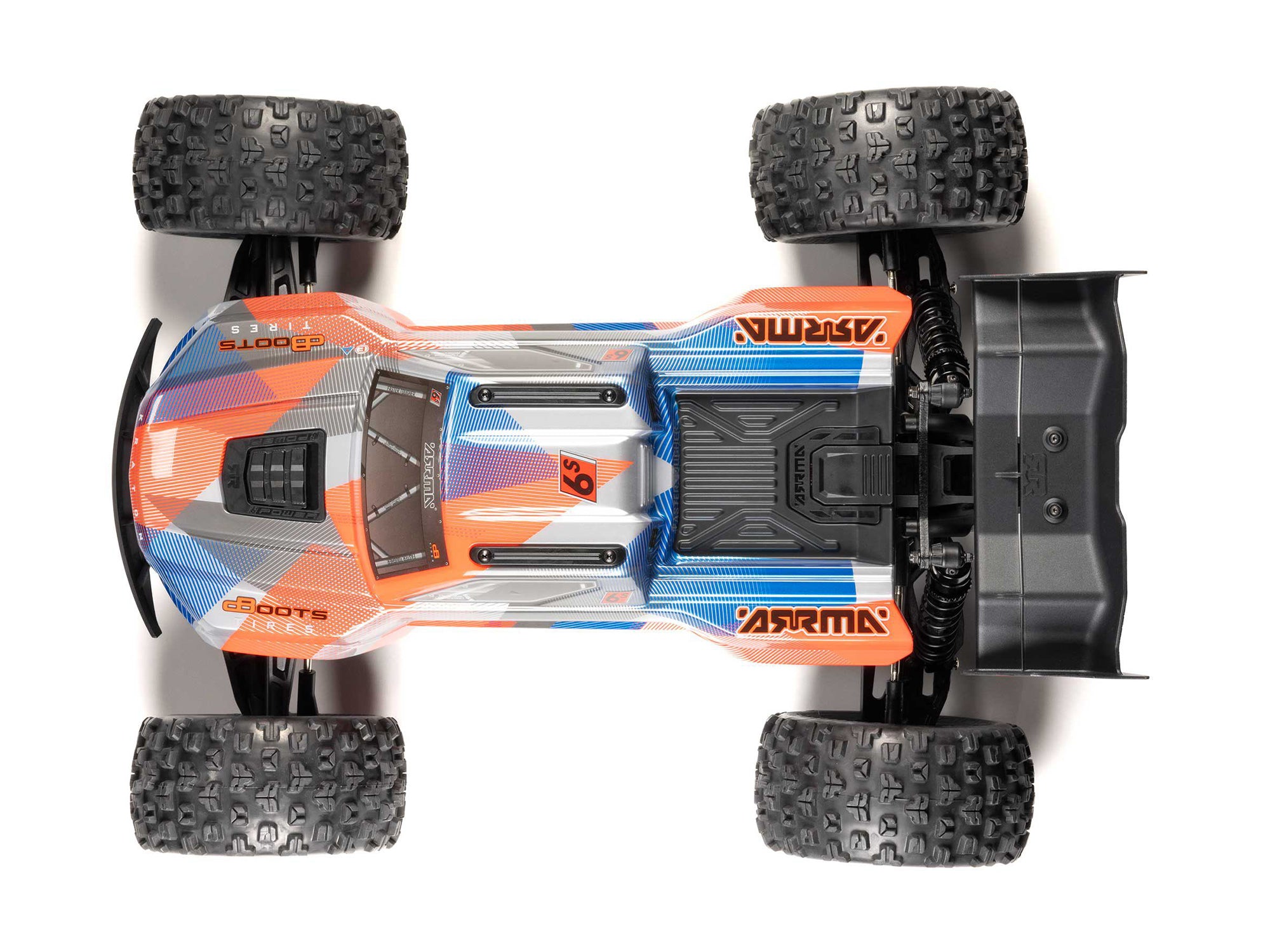 Arrma 1/8 KRATON 6S V6 4X4 BLX Speed Monster Truck RTR Orange