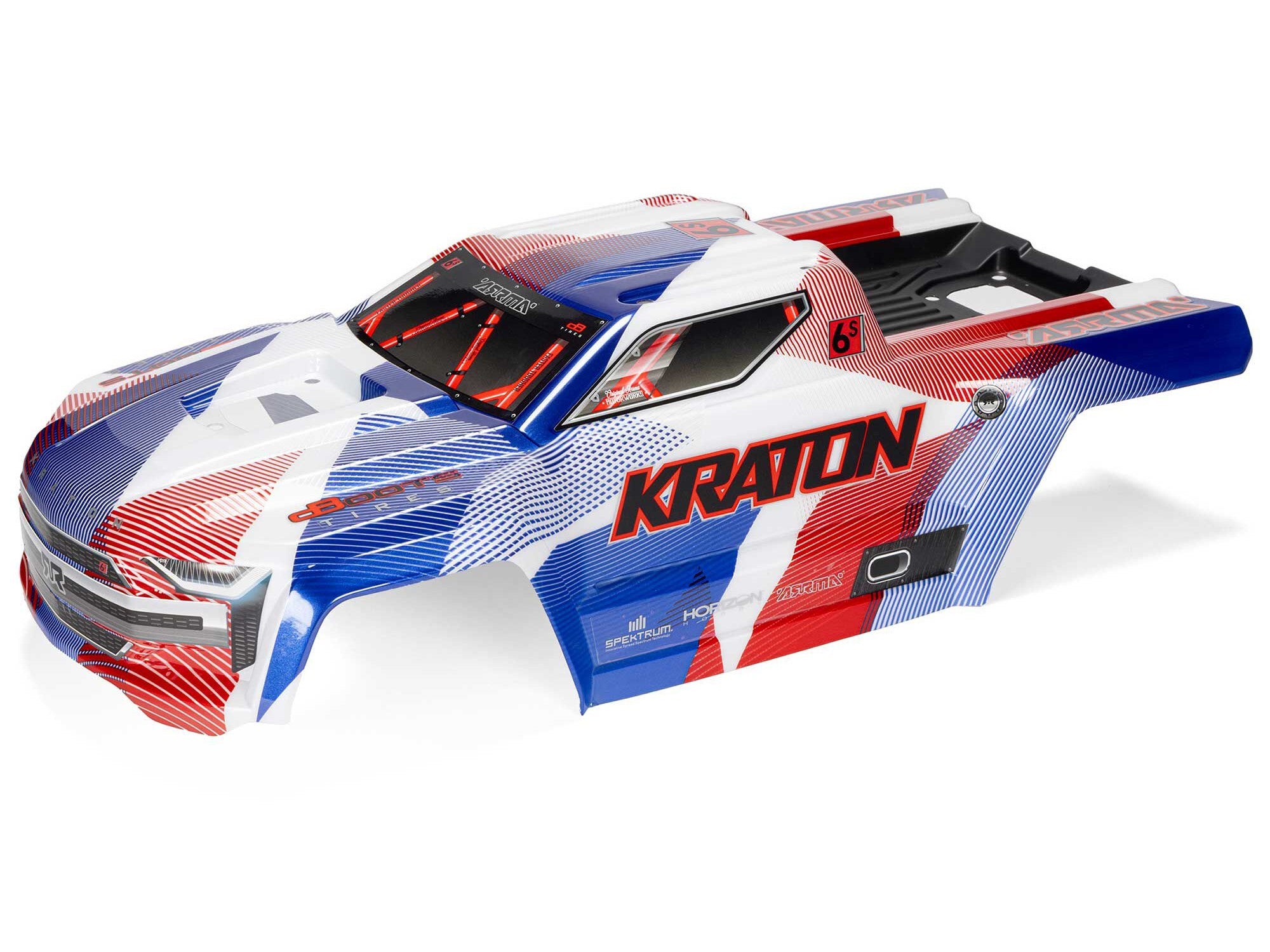 Arrma 1/8 KRATON 6S V6 4X4 BLX Speed Monster Truck RTR Black/Green C-ARA8608V6T3