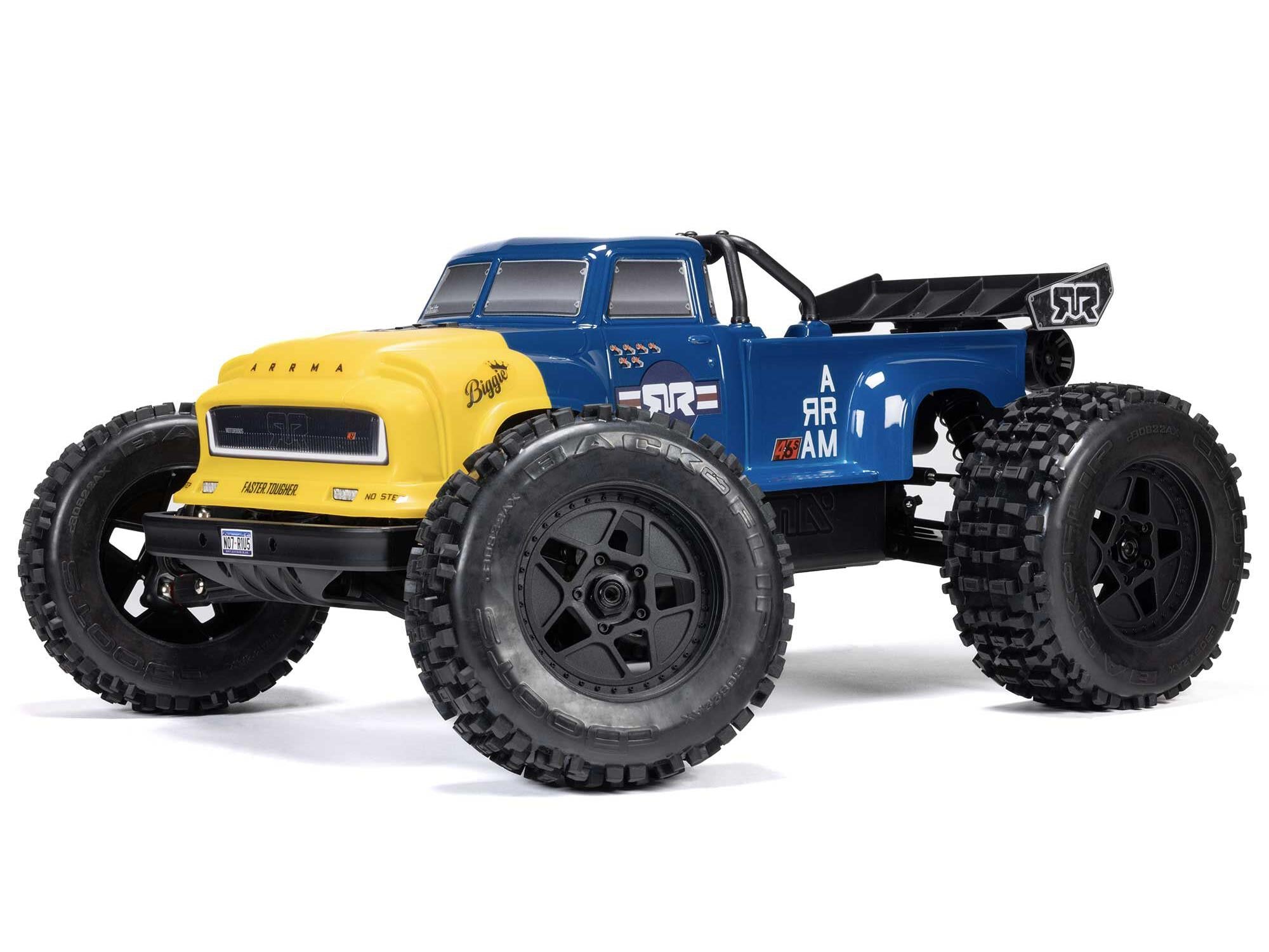 1/8 NOTORIOUS 6S V6 4X4 BLX Stunt Truck RTR Blue C-ARA8611V6T2
NEW