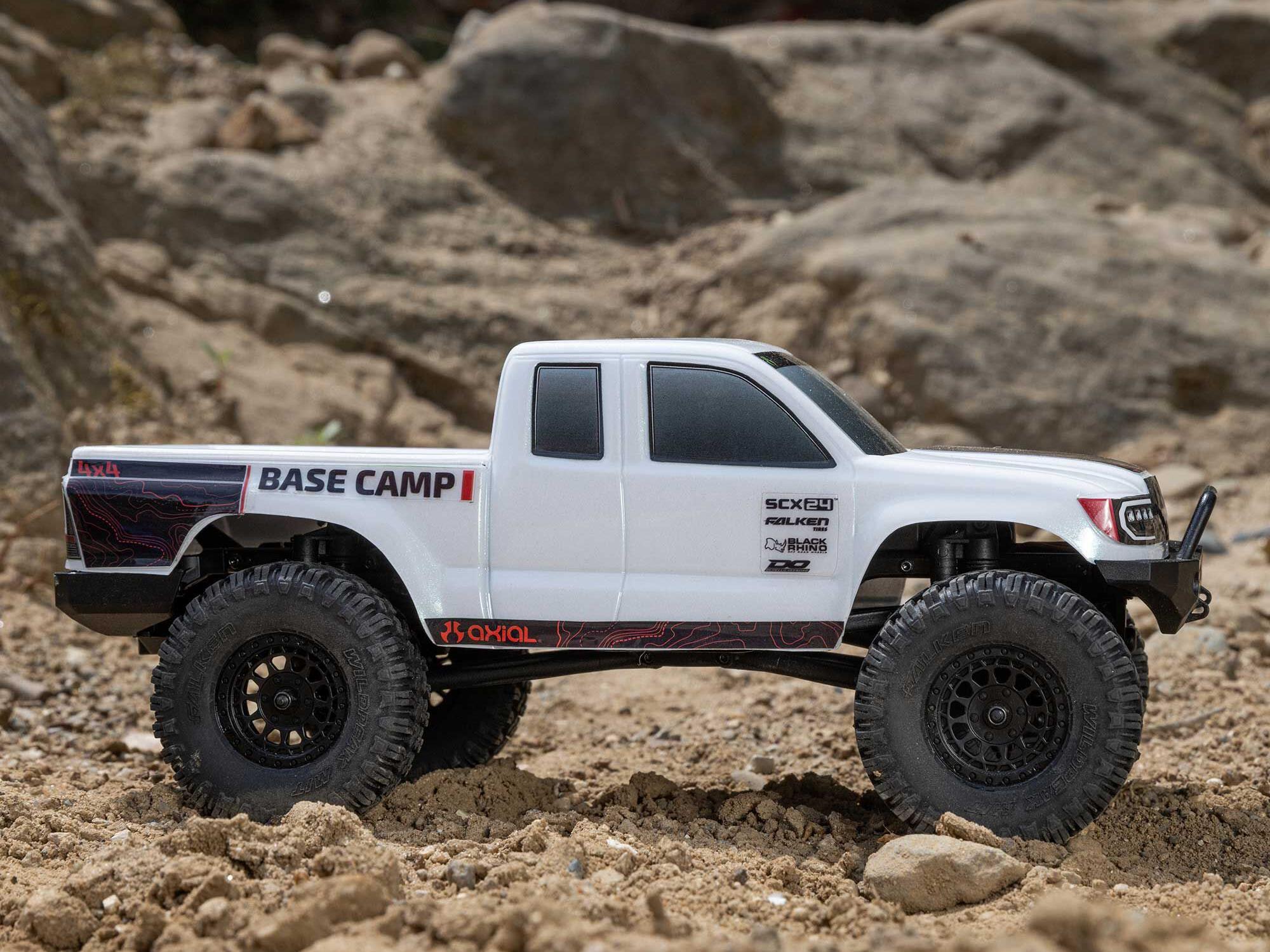 Axial 1/24 SCX24 Base Camp 4WD Rock Crawler RTR White  - C-AXI-1219T1
