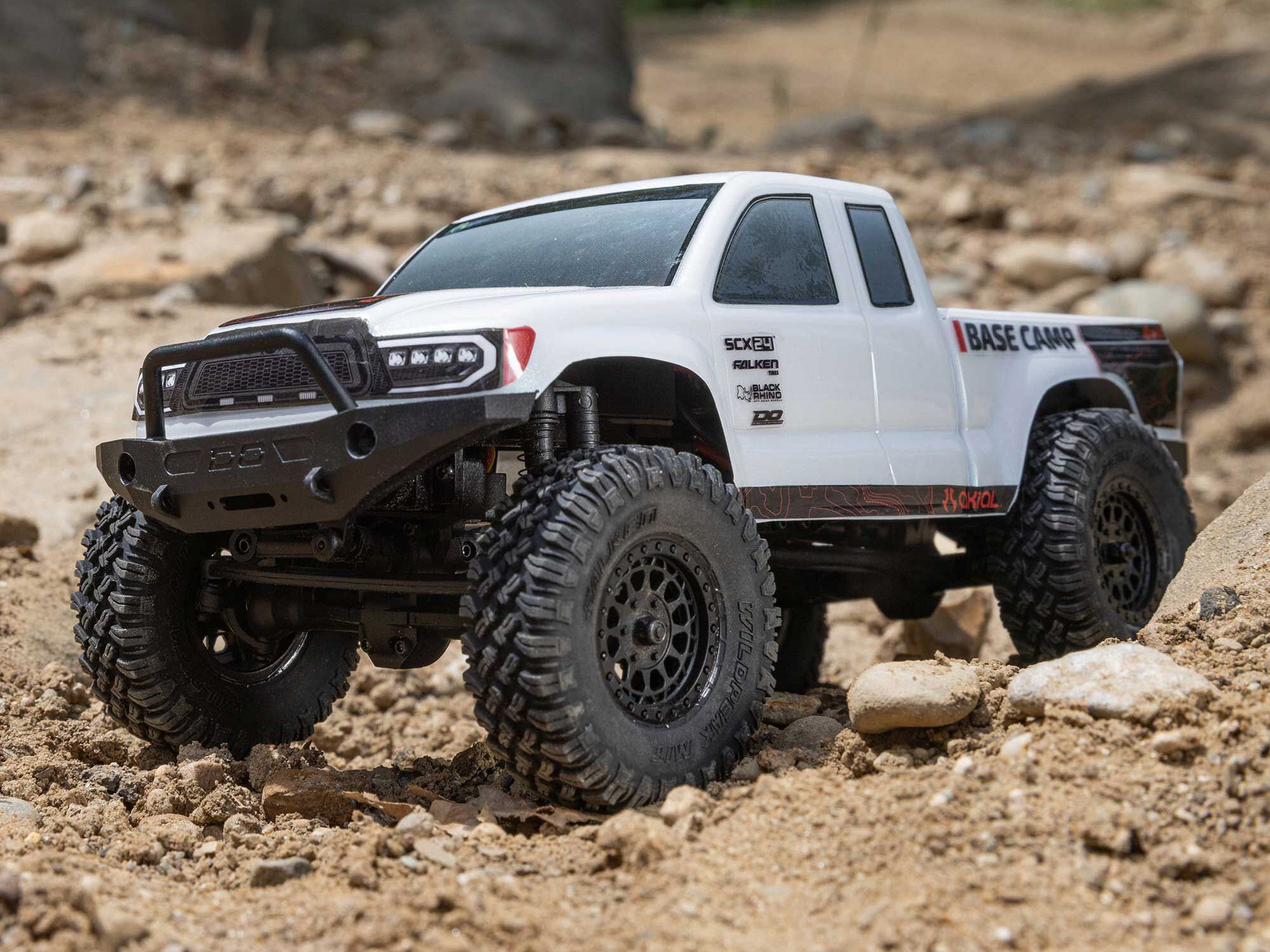 Axial 1/24 SCX24 Base Camp 4WD Rock Crawler RTR White  - C-AXI-1219T1
