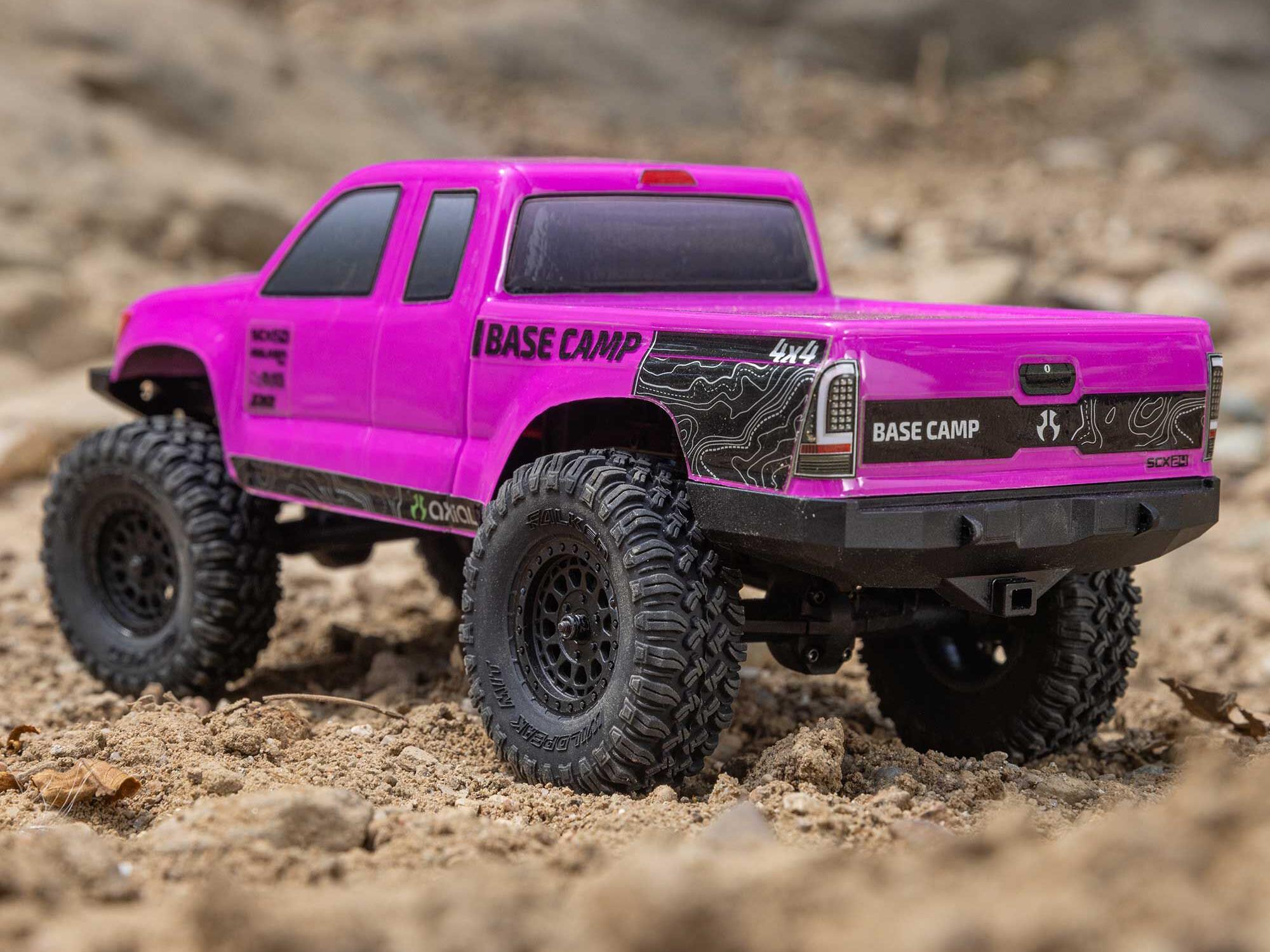 Axial 1/24 SCX24 Base Camp 4WD Rock Crawler RTR Pink - C-AXI-1219T3
