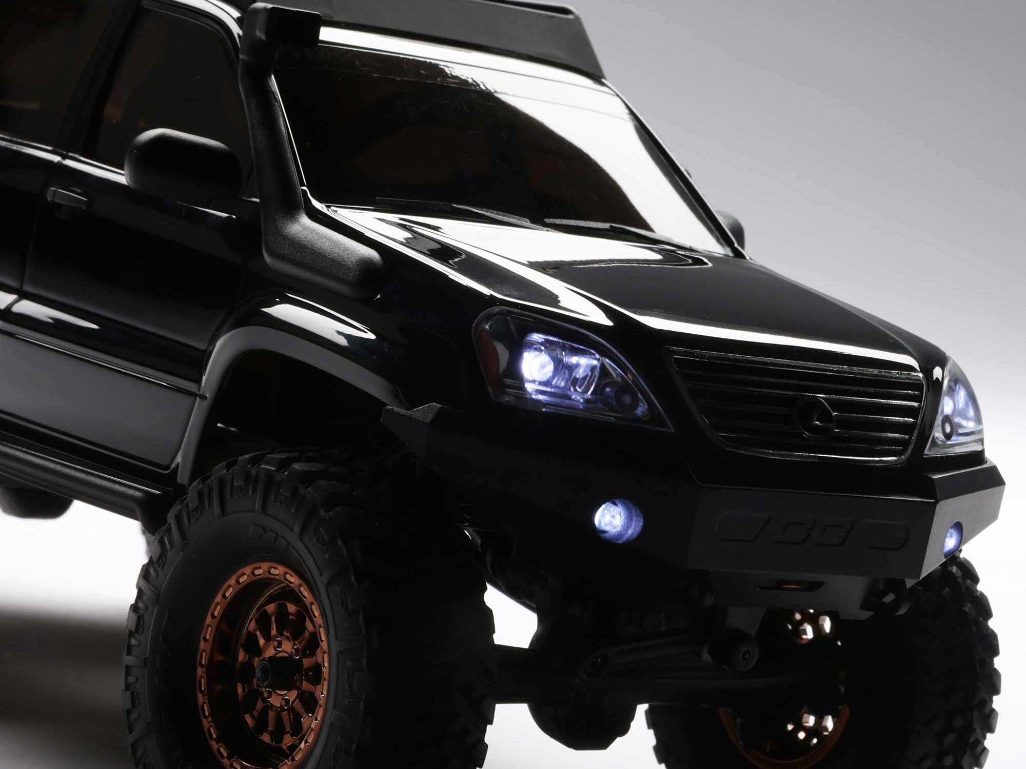 Axial 1/24 SCX24 Lexus GX 470 4WD Rock Crawler RTR Black