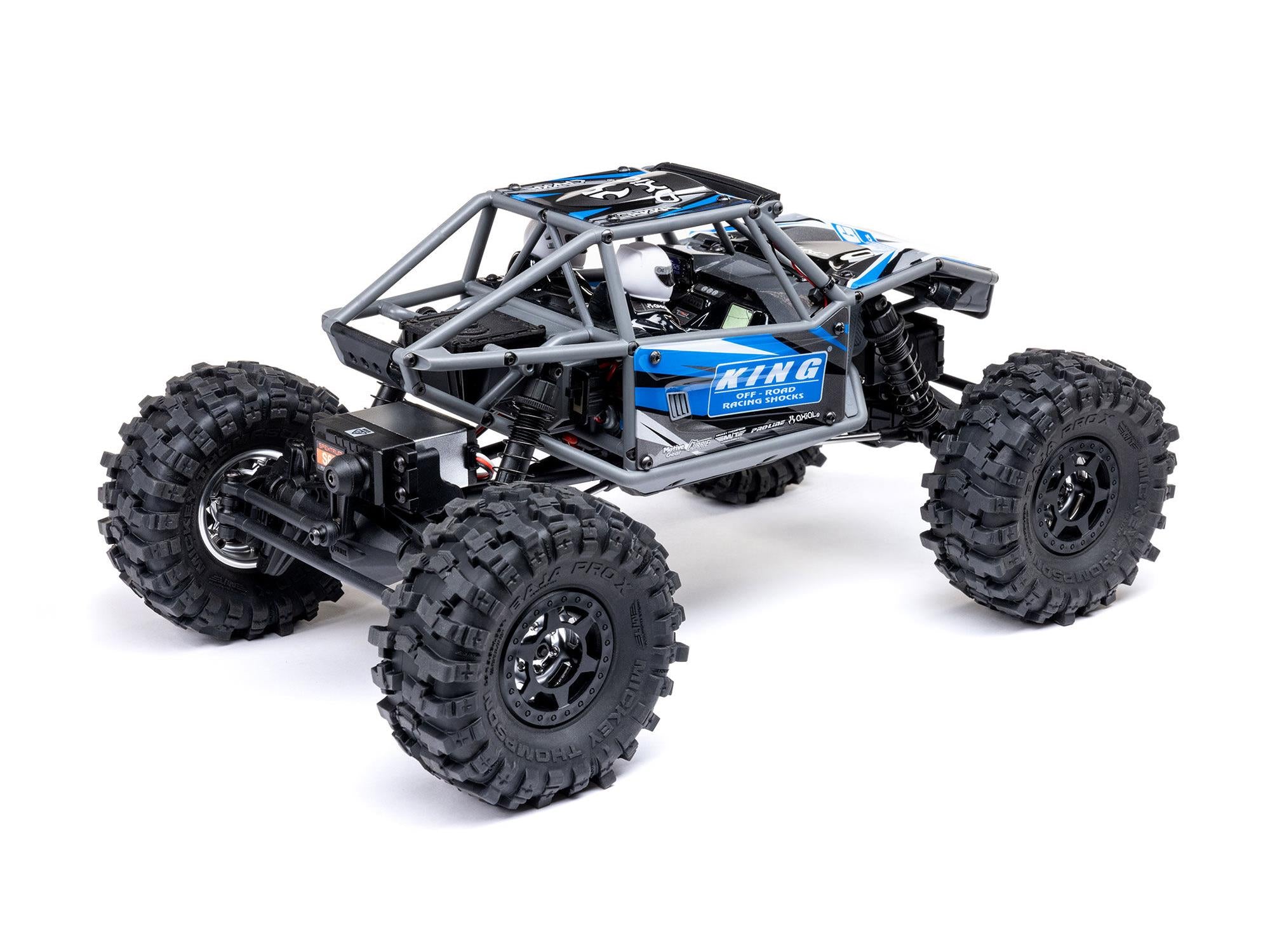 Axial 1/18 UTB18 Capra 4WS 4WD Trail Buggy RTR with Bat/Chg Blue C-AXI-1750T1