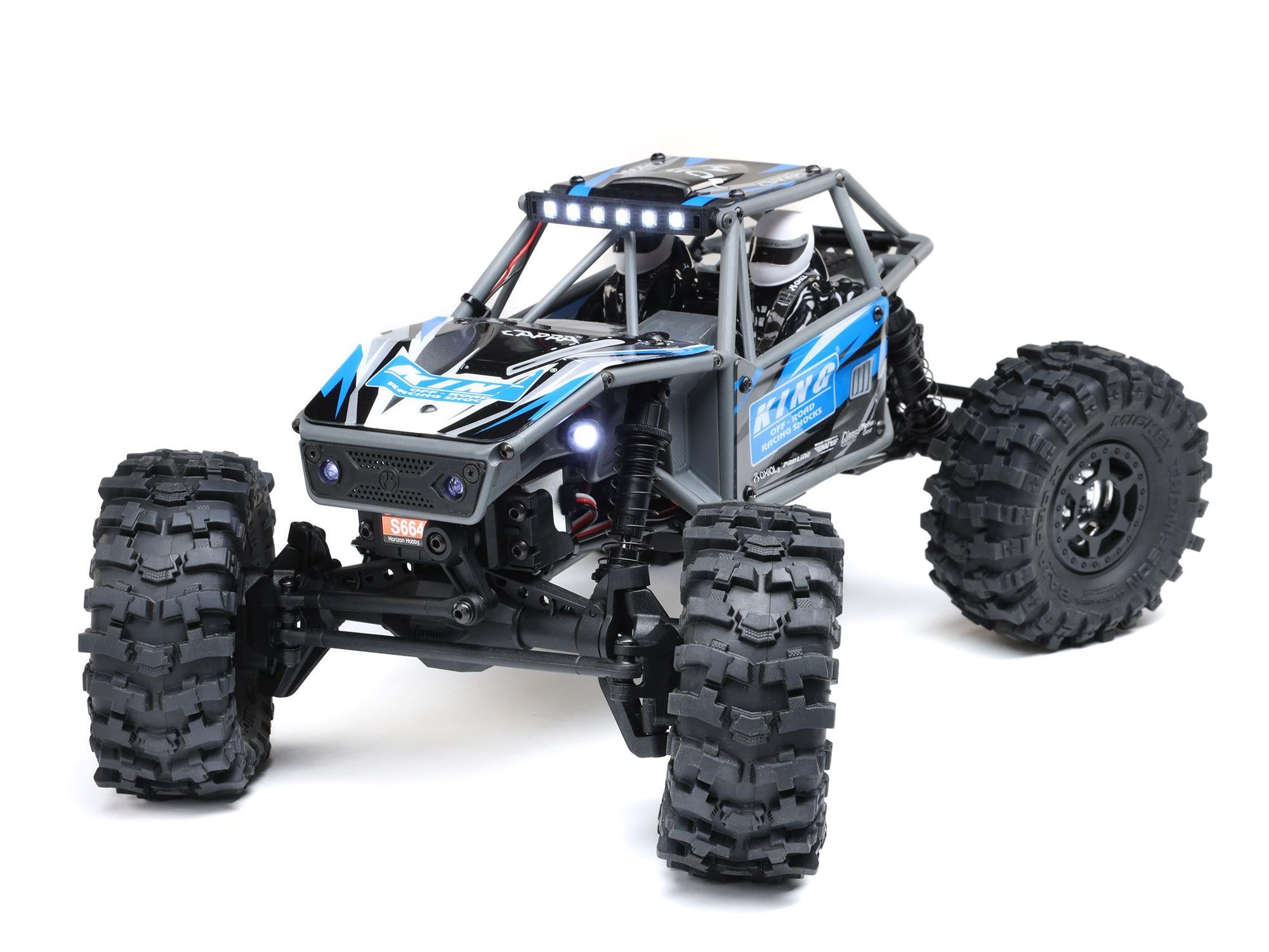 Axial 1/18 UTB18 Capra 4WS 4WD Trail Buggy RTR with Bat/Chg Blue C-AXI-1750T1