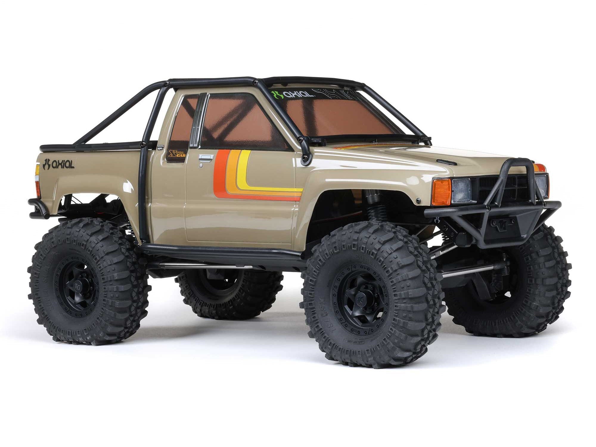 Axial 1/10 Scx10 Iii 1987 Toyota Sr5 4X4 Rtr Rock Crawler, Brown C-AXI-2062T1