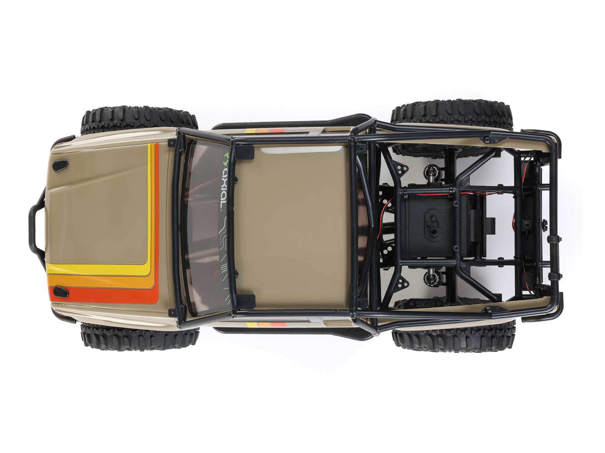 Axial 1/10 Scx10 Iii 1987 Toyota Sr5 4X4 Rtr Rock Crawler, Brown C-AXI-2062T1