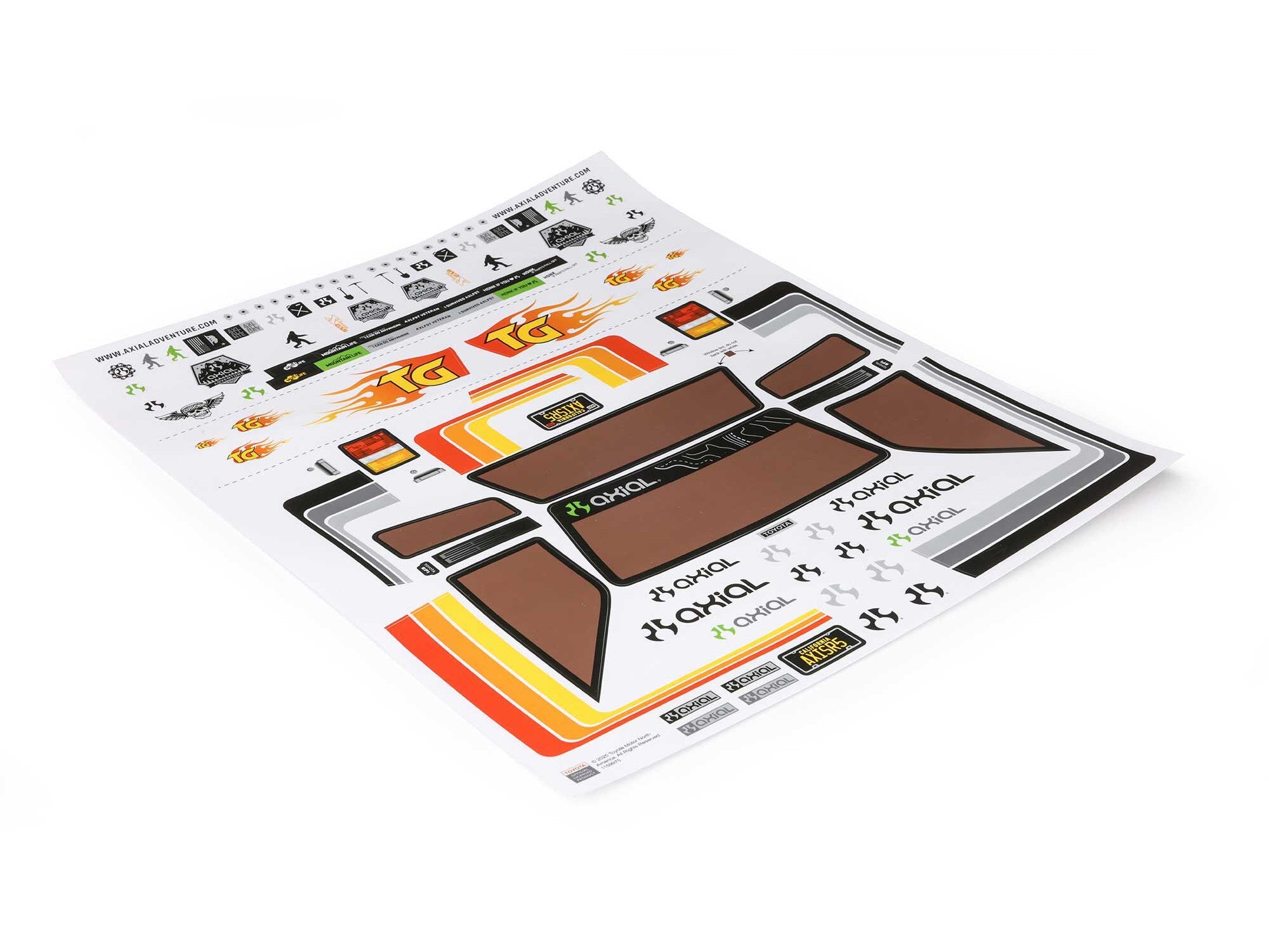 Axial 1/10 Scx10 Iii 1987 Toyota Sr5 4X4 Rtr Rock Crawler, Brown C-AXI-2062T1